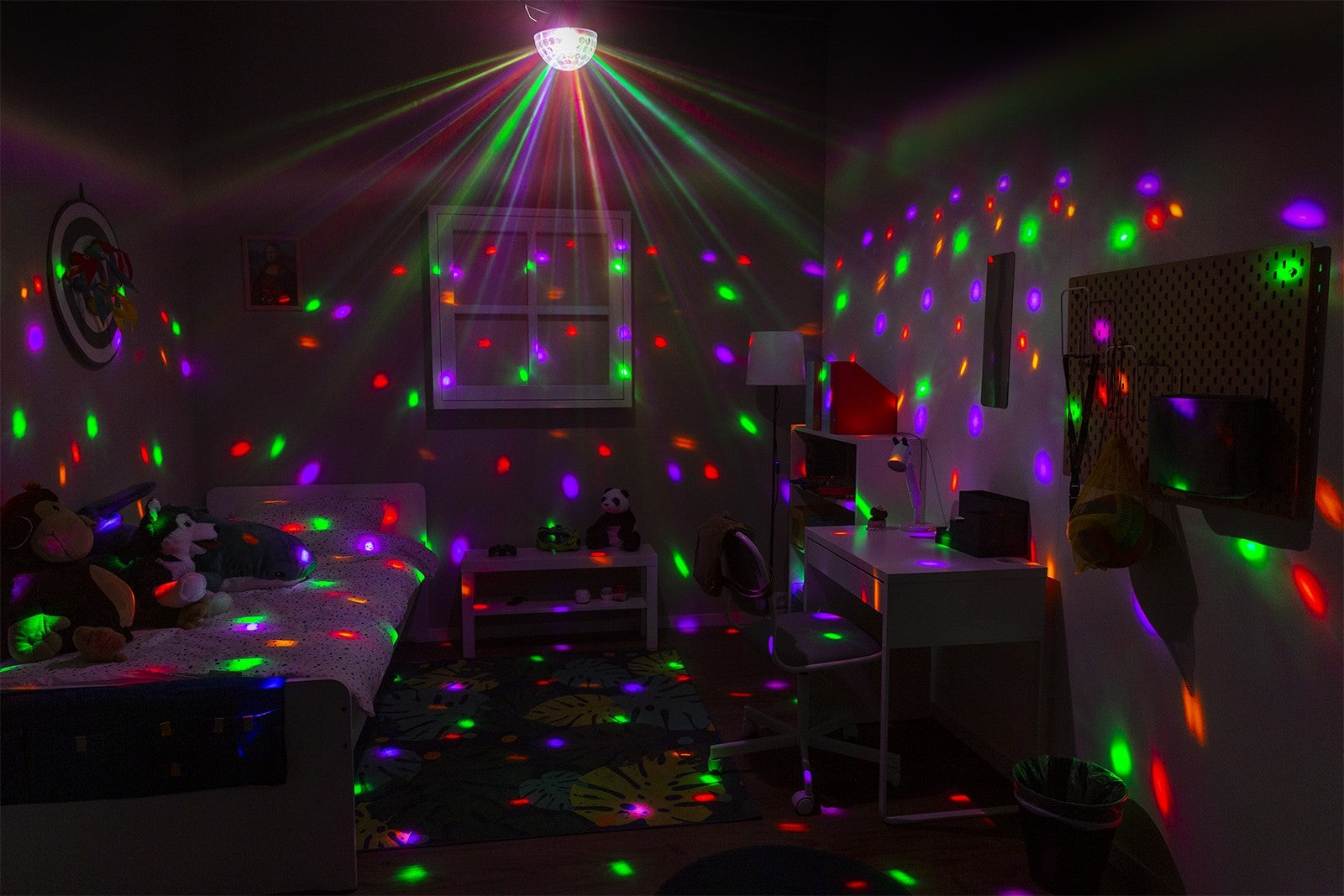 BeamZ JB60R Mini Star Ball DMX LED 6 krāsu efektgaisma