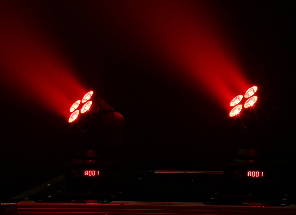 BeamZ MHL36 LED Wash Kustīgās galvas 4x 9W 2gb somā
