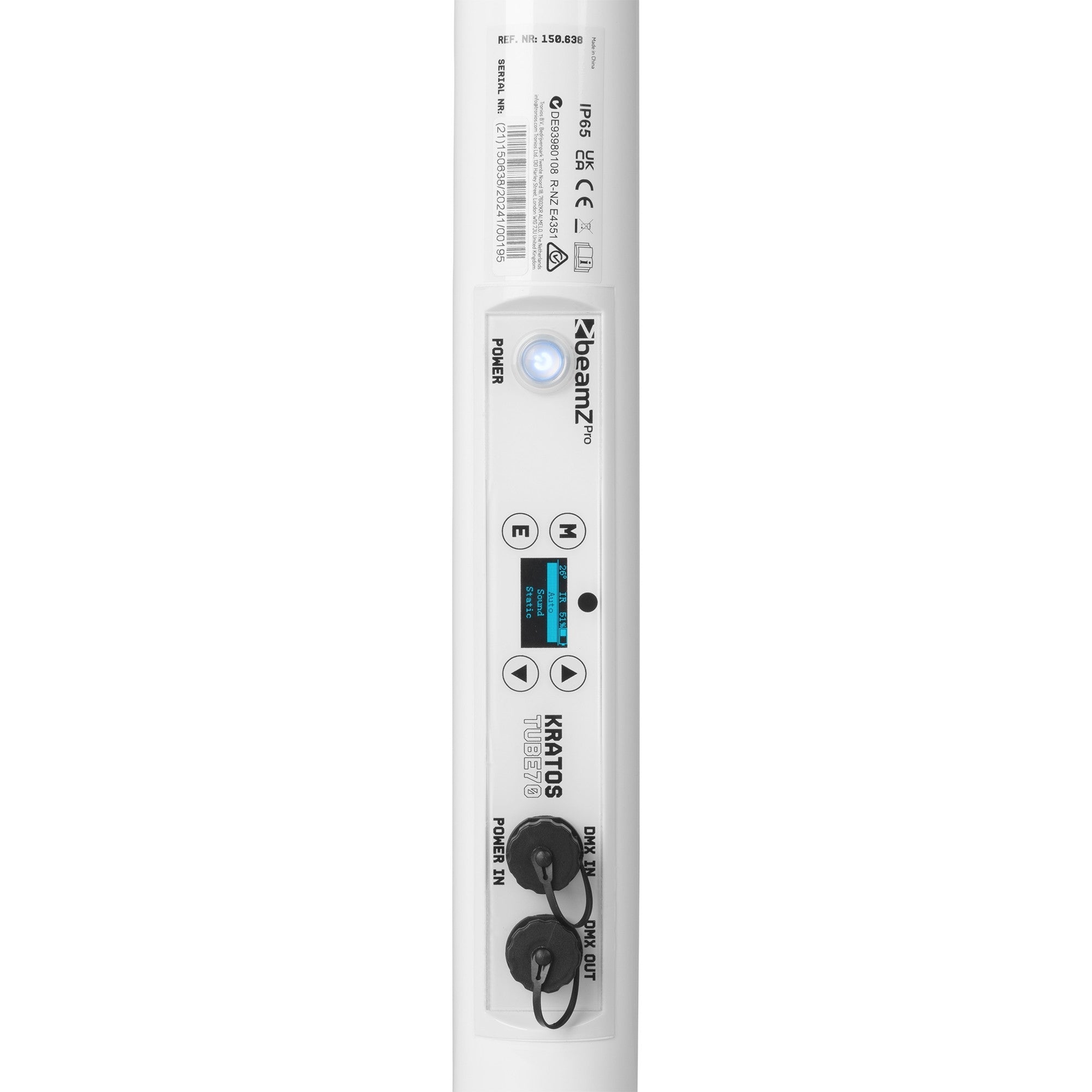 BeamZ Kratos LED Tube70 RGBW in/outdoor use
