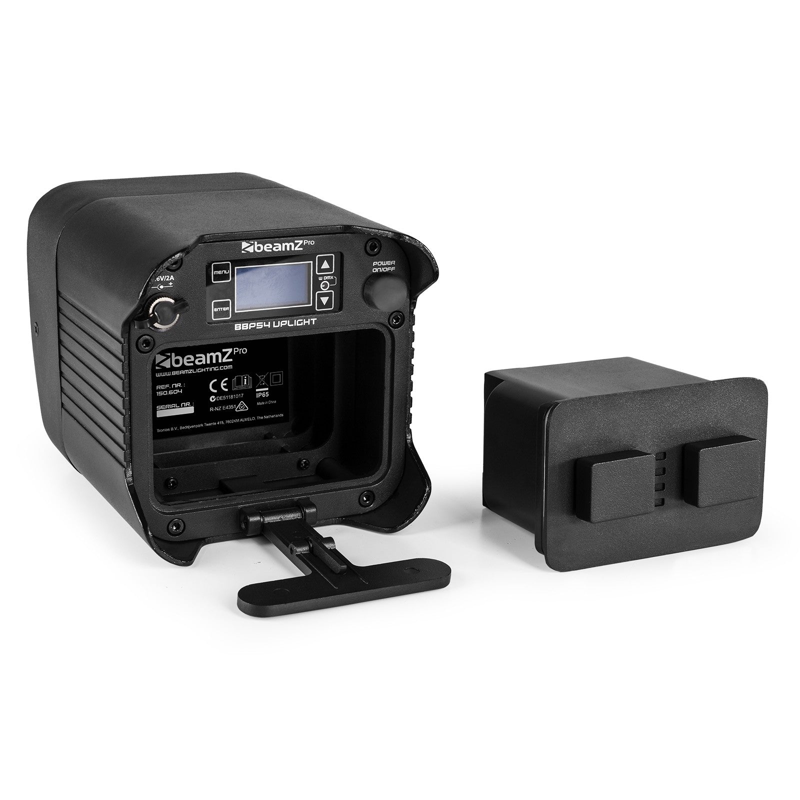 BeamZ BBP59 Battery Uplight Par 9x 12W ārtelpu gaismeklis