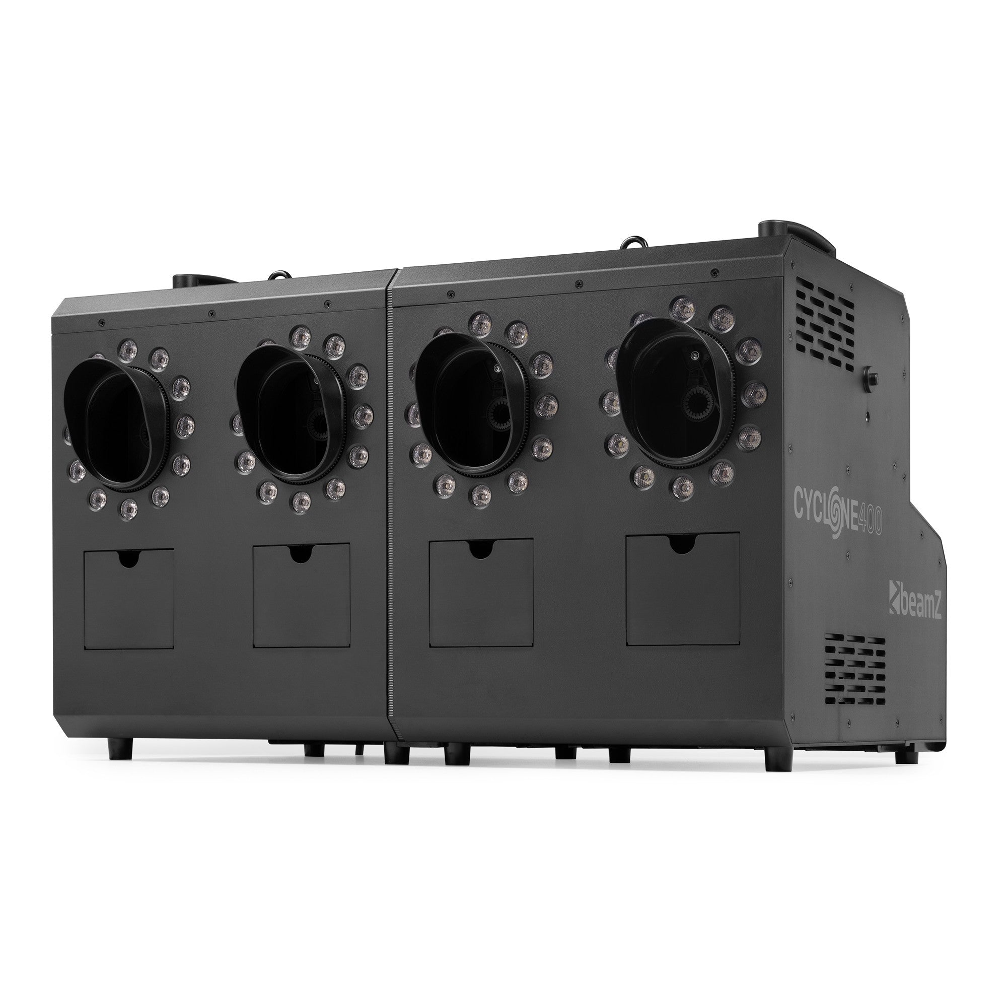 BeamZ Cyclone400 Dūmu & Burbuļu mašīna ar RGBW LED