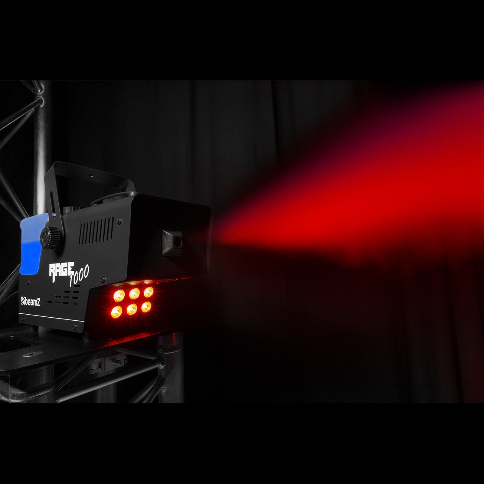 BeamZ Rage 1000LED dūmu mašīna ar laika kontrolieri