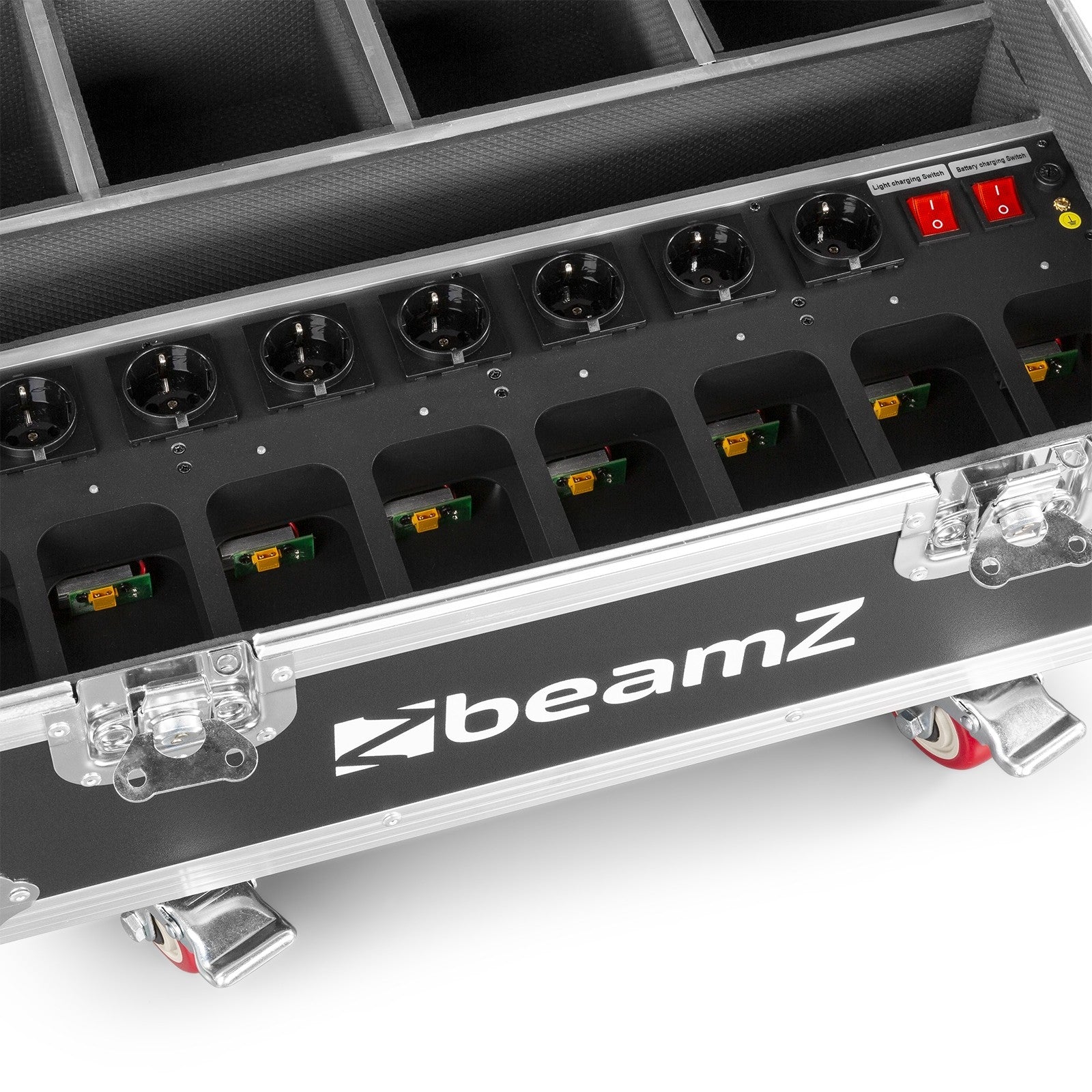 BeamZ FCC10 Transportkaste 8x BBP5X akumulatoru uzlādei