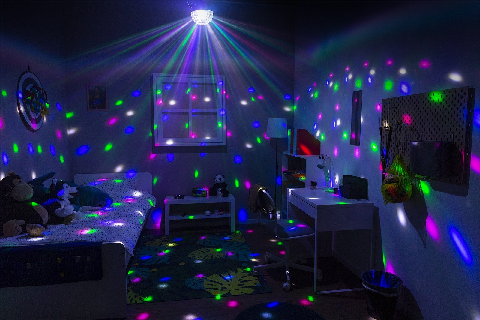 BeamZ JB60R Mini Star Ball DMX LED 6 krāsu efektgaisma