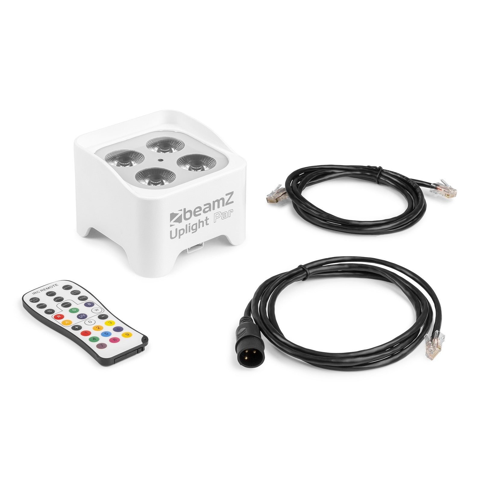 BeamZ BBP90W Battery Uplight Par 4x 4W White gaismeklis