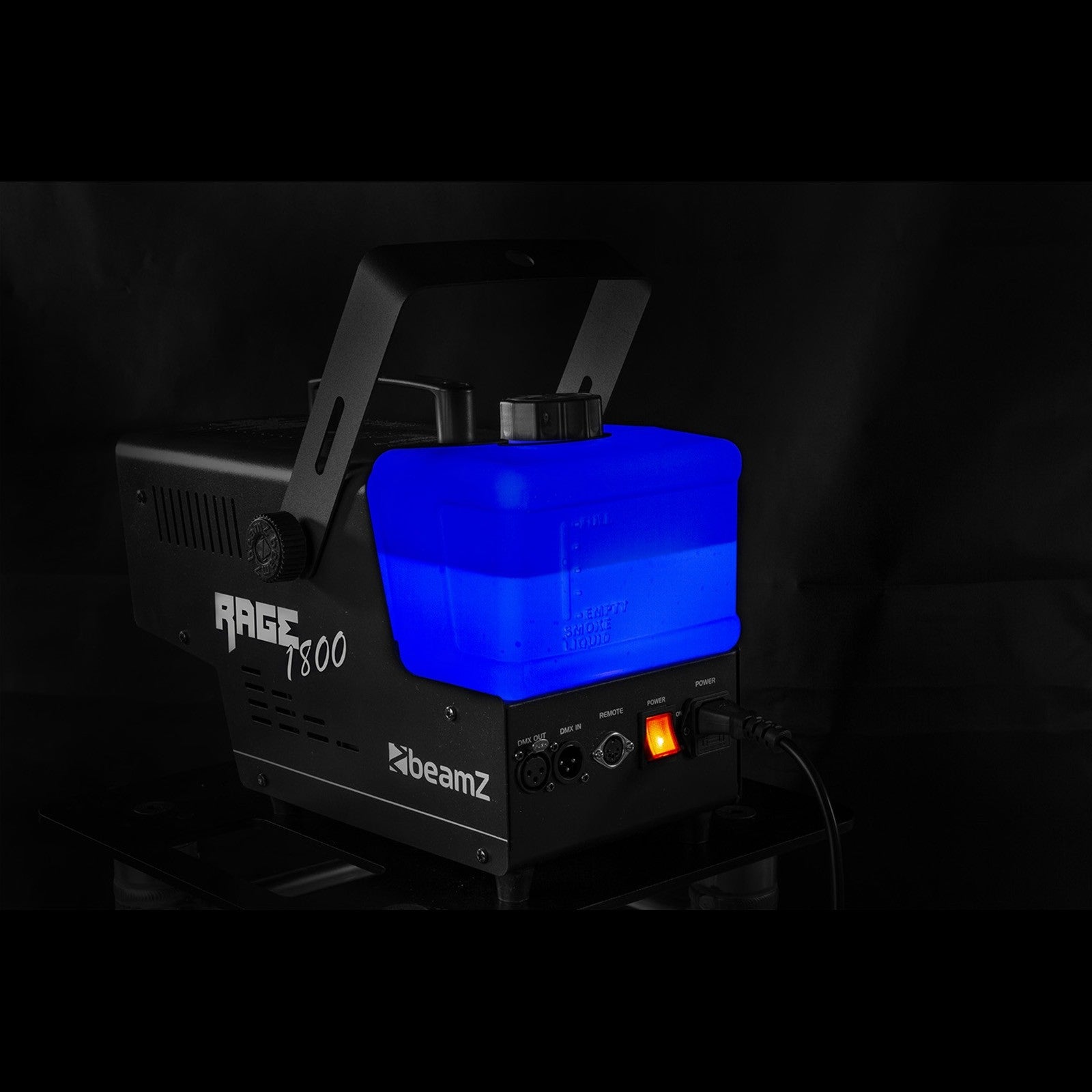 BeamZ Rage 1800LED dūmu mašīna ar laika kontrolieri