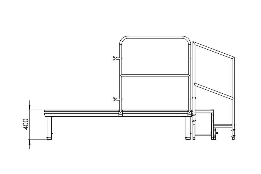Everdeck VSM40 Modular stair 40cm (separate 40cm step)