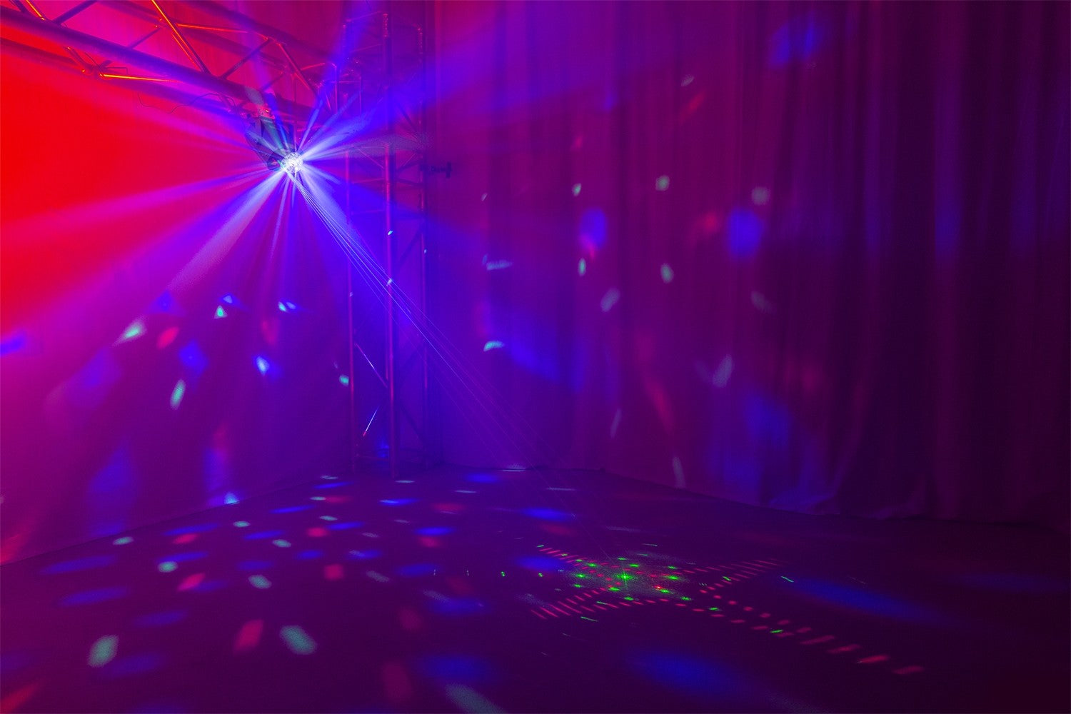 BeamZ DJ10 Jelly Moon ar sarkanu/zaļu lāzeru