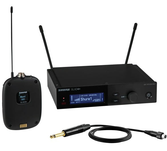 Shure SLXD14+E-G65 Jostas raidītāja sistēma 470-606 MHz