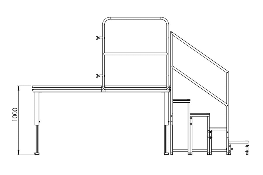 Everdeck VSM40 Modular stair 40cm (separate 40cm step)