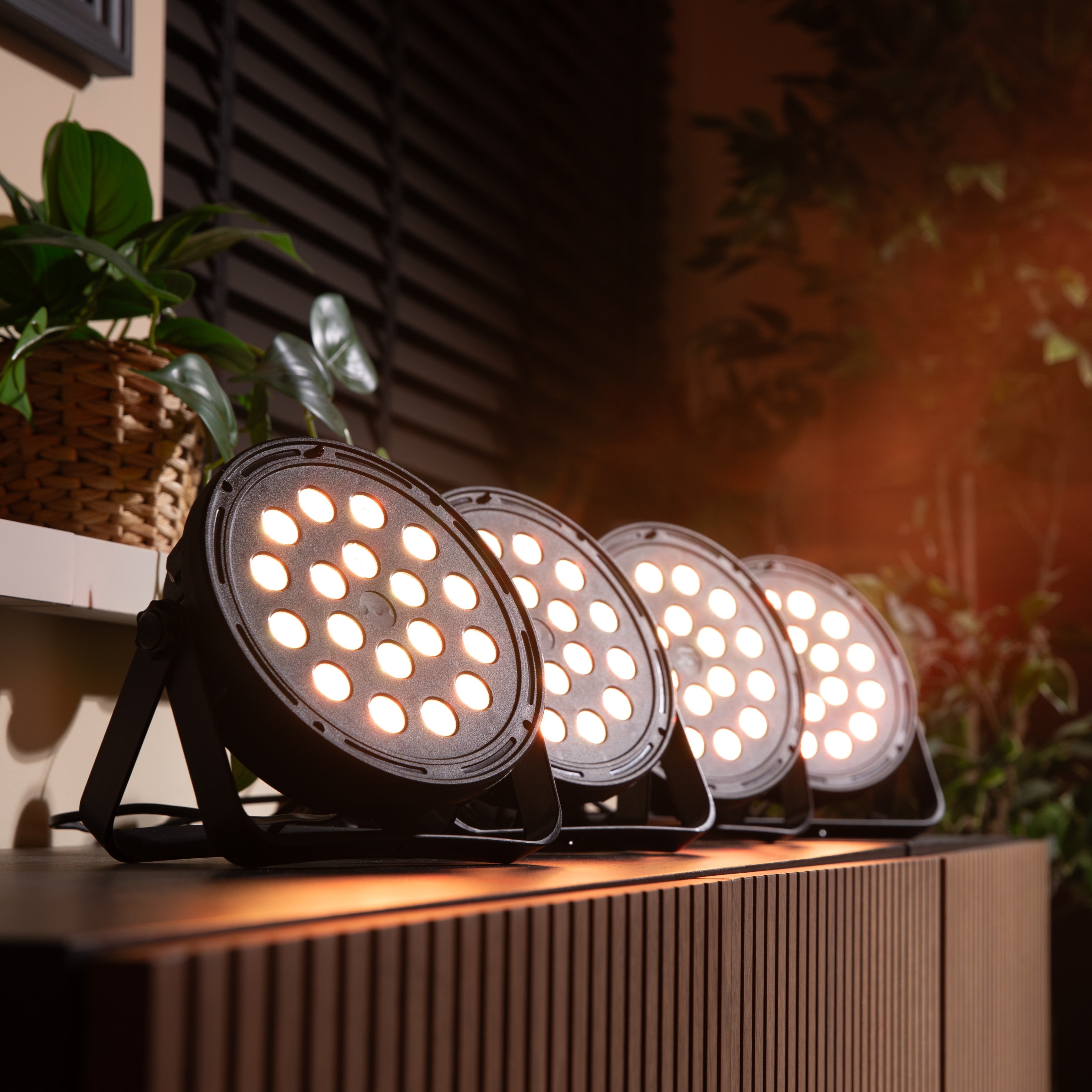 BeamZ Comet M16 Party PAR komplekts