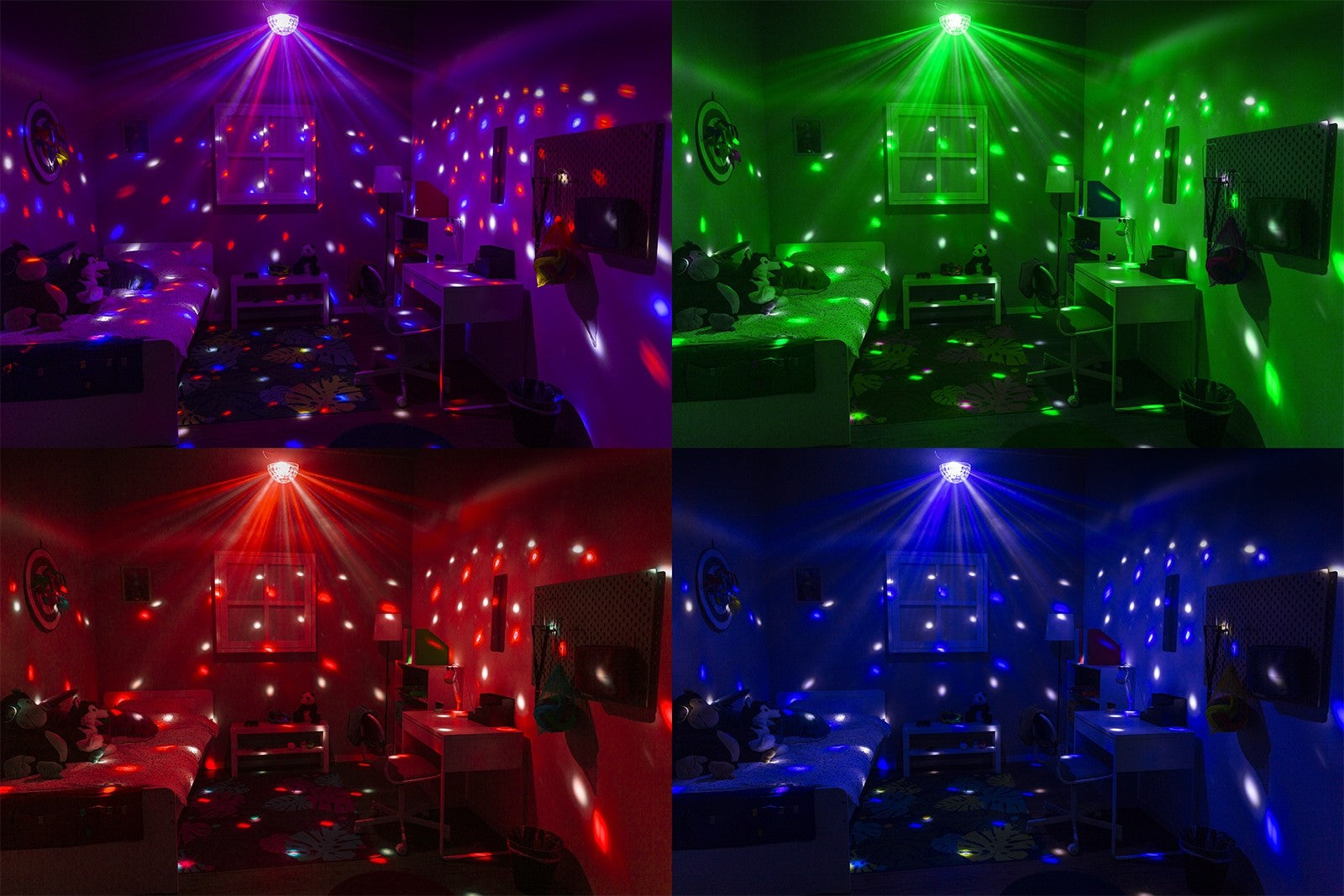 BeamZ JB60R Mini Star Ball DMX LED 6 krāsu efektgaisma