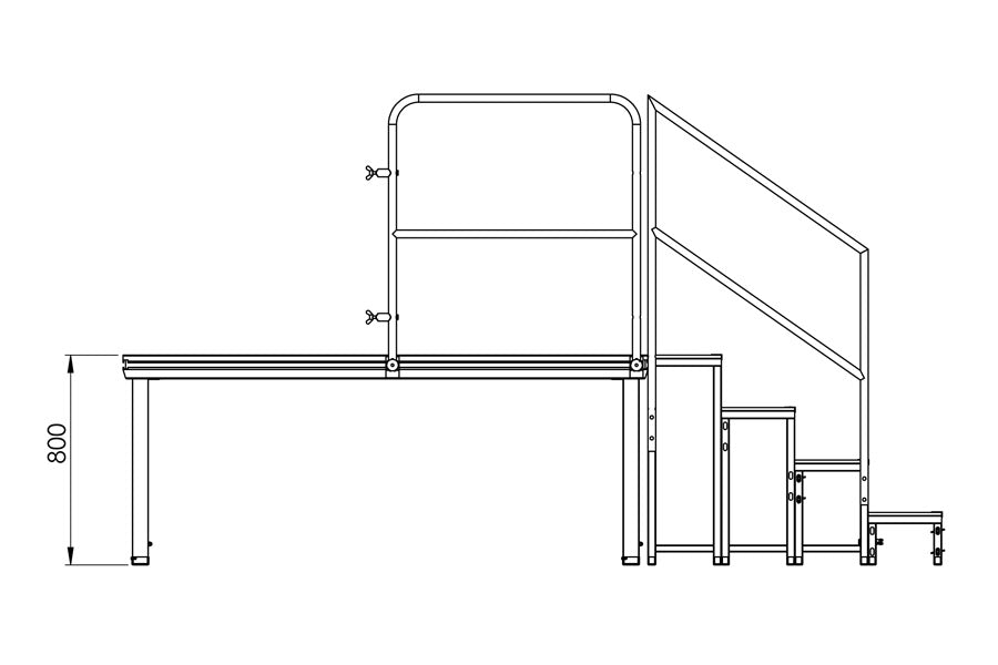 Everdeck VHSM Modular stair handrail