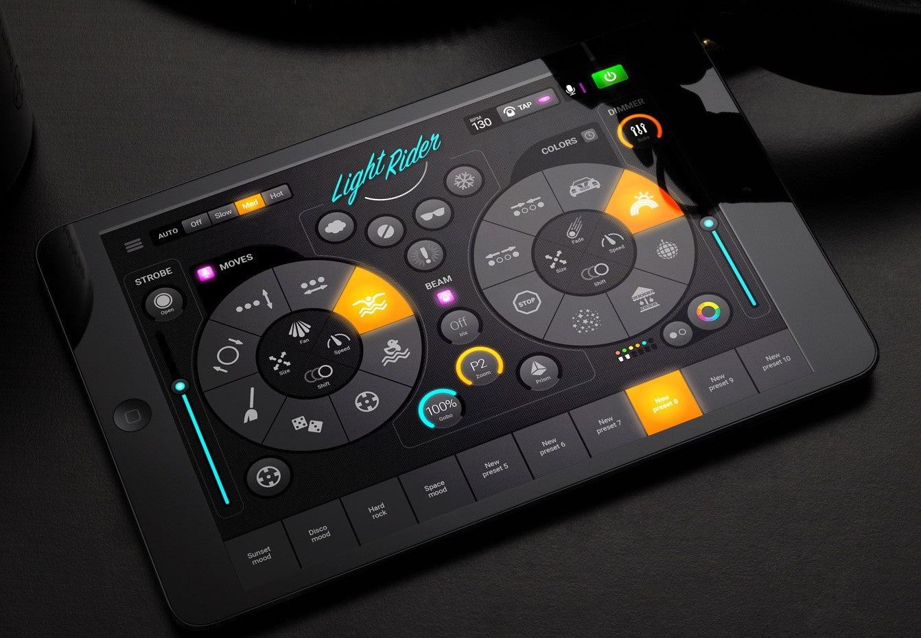 BeamZ WiFi-USB DMX Interfeiss ar Light Rider/ESA2