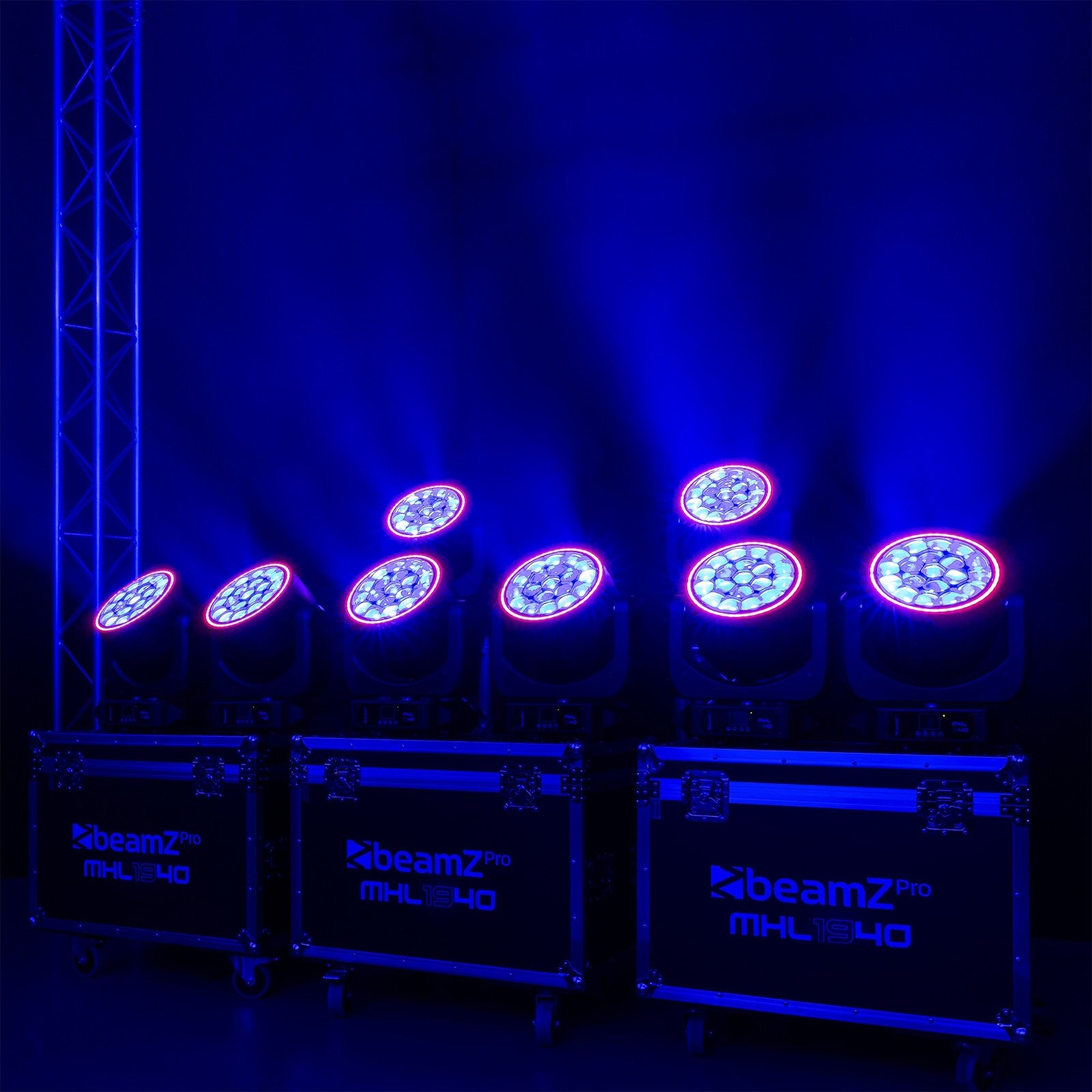 BeamZ MHL1940 LED Bee Eye Moving Light Fixture with ZOOM