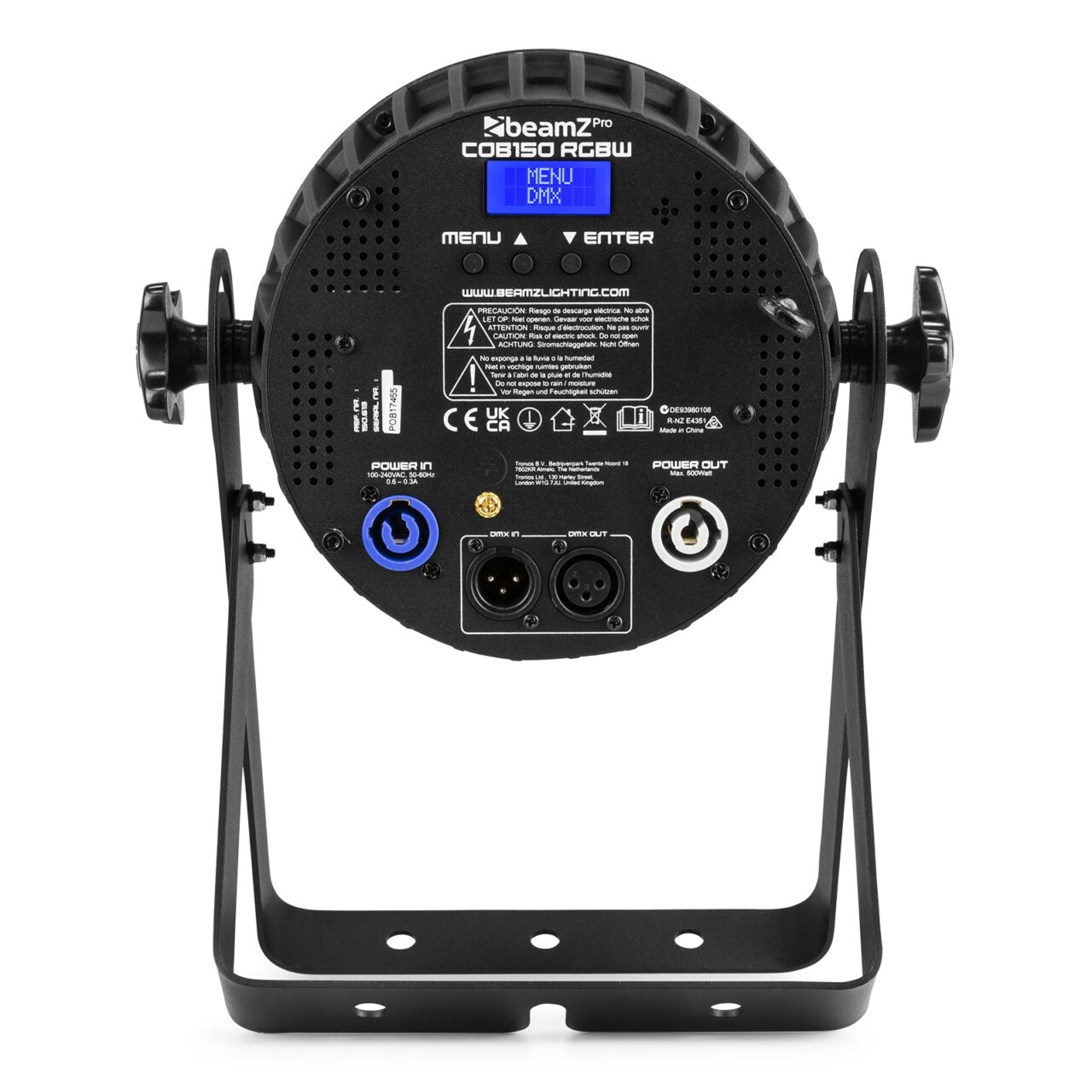 BeamZ COB150RGBW Pro PAR 150W COB RGBW prožektors