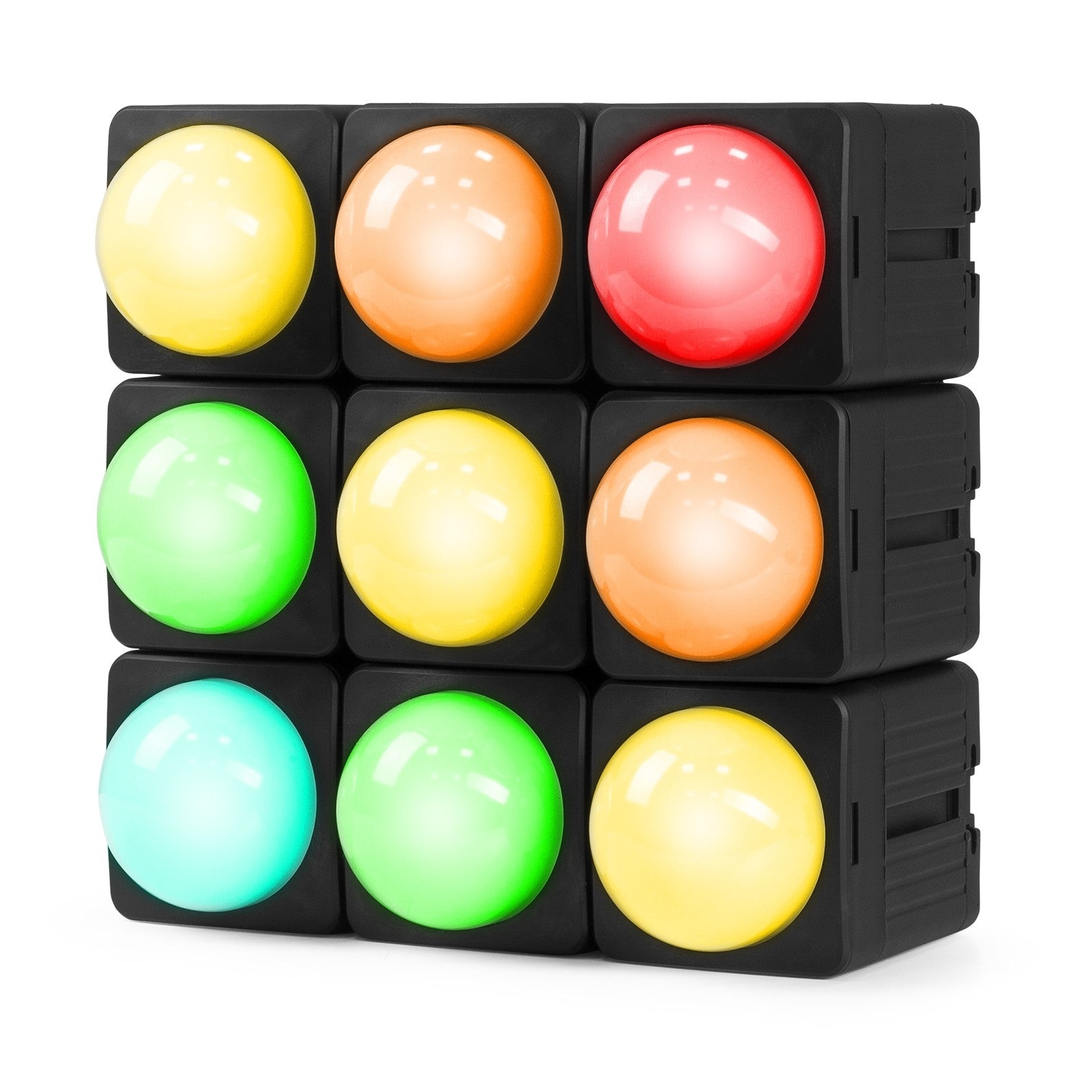 BeamZ KUBE20BK IP65 Linkable Battery Uplight LED Light Fixture