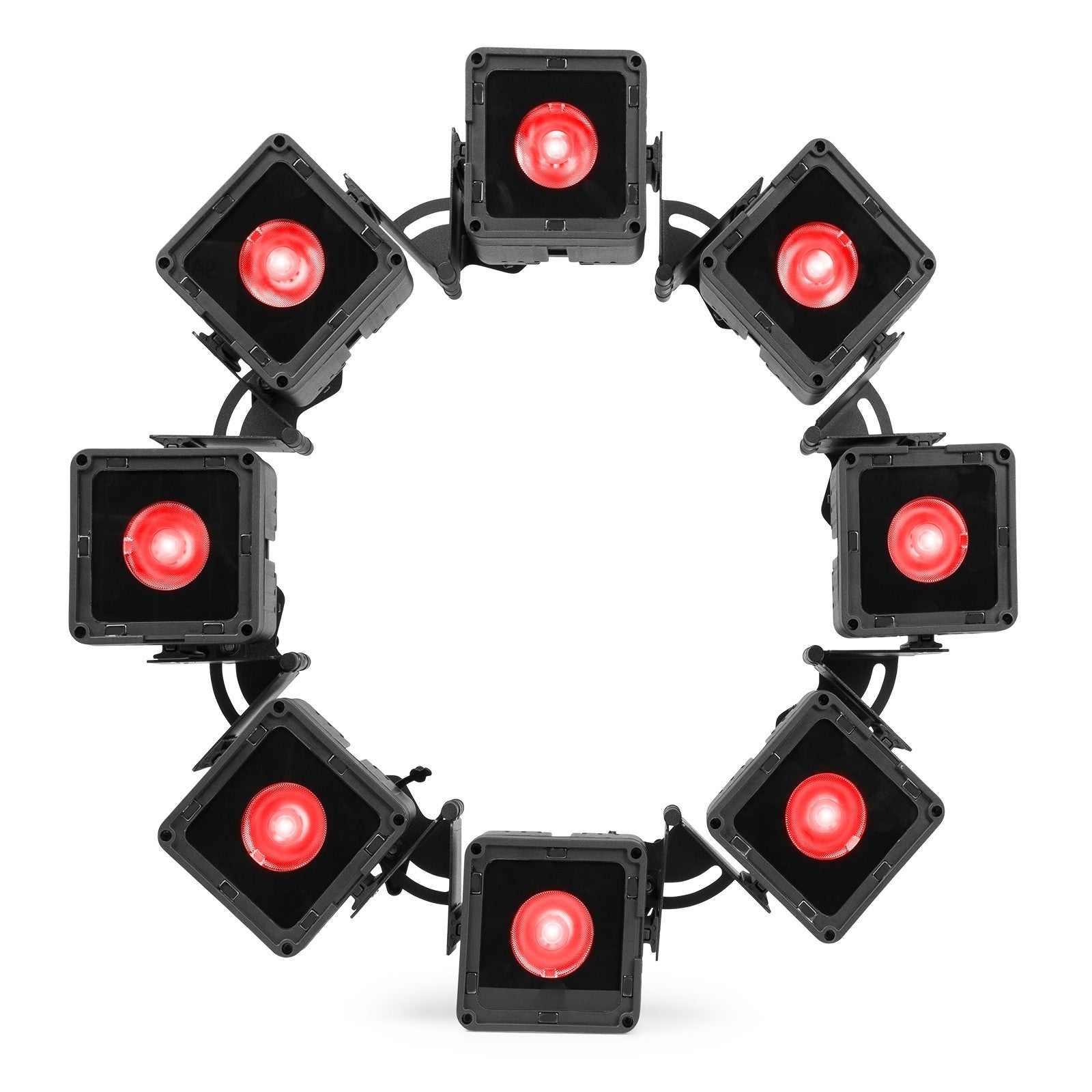 BeamZ KUBE20BK IP65 Linkable Battery Uplight LED Light Fixture