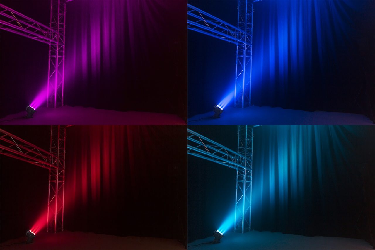 Beamz PRO StarColor72 Flood Light 9x 8W RGBW Outdoor LED starmetis