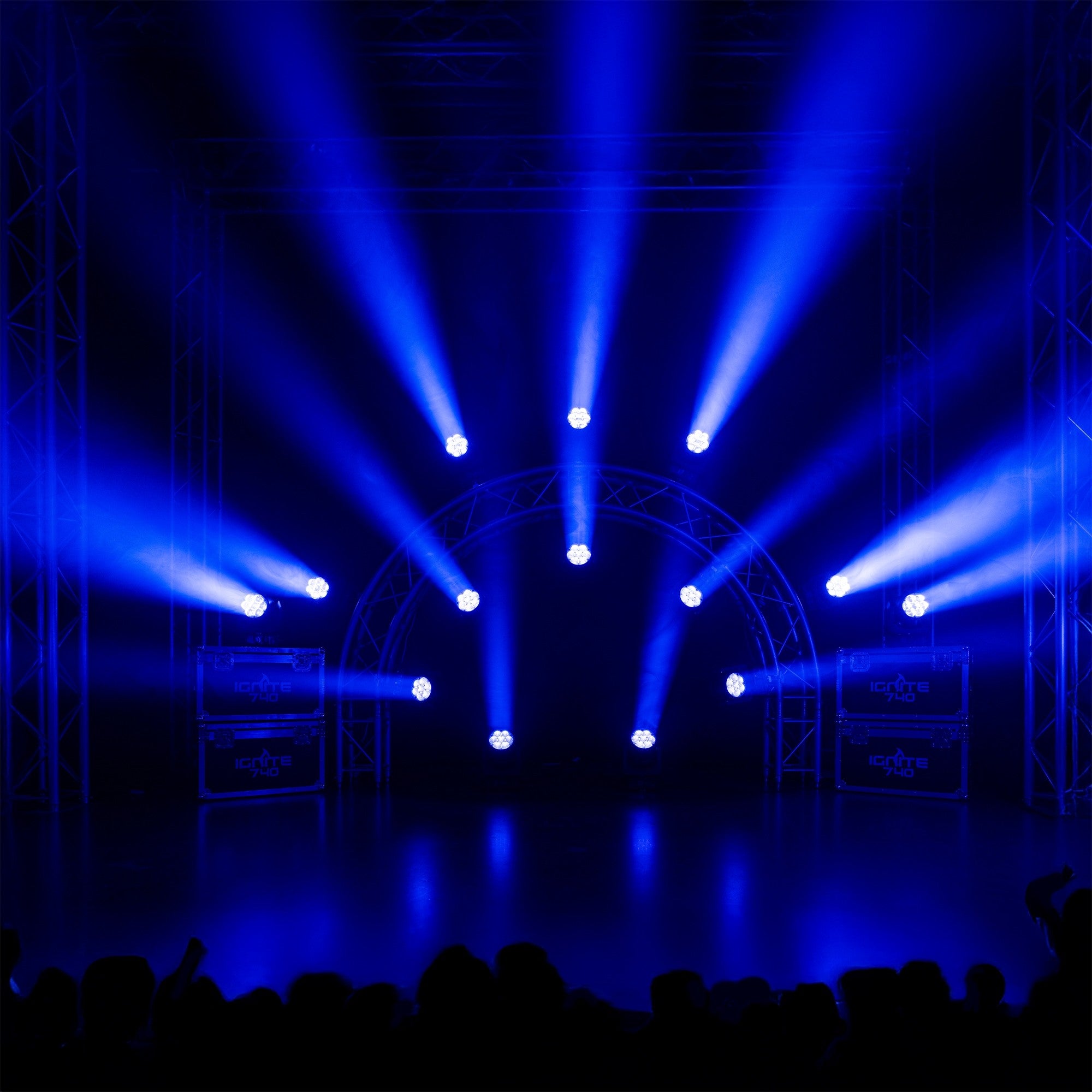 Beamz IGNITE740 Wash 7x40W kustīgā galva