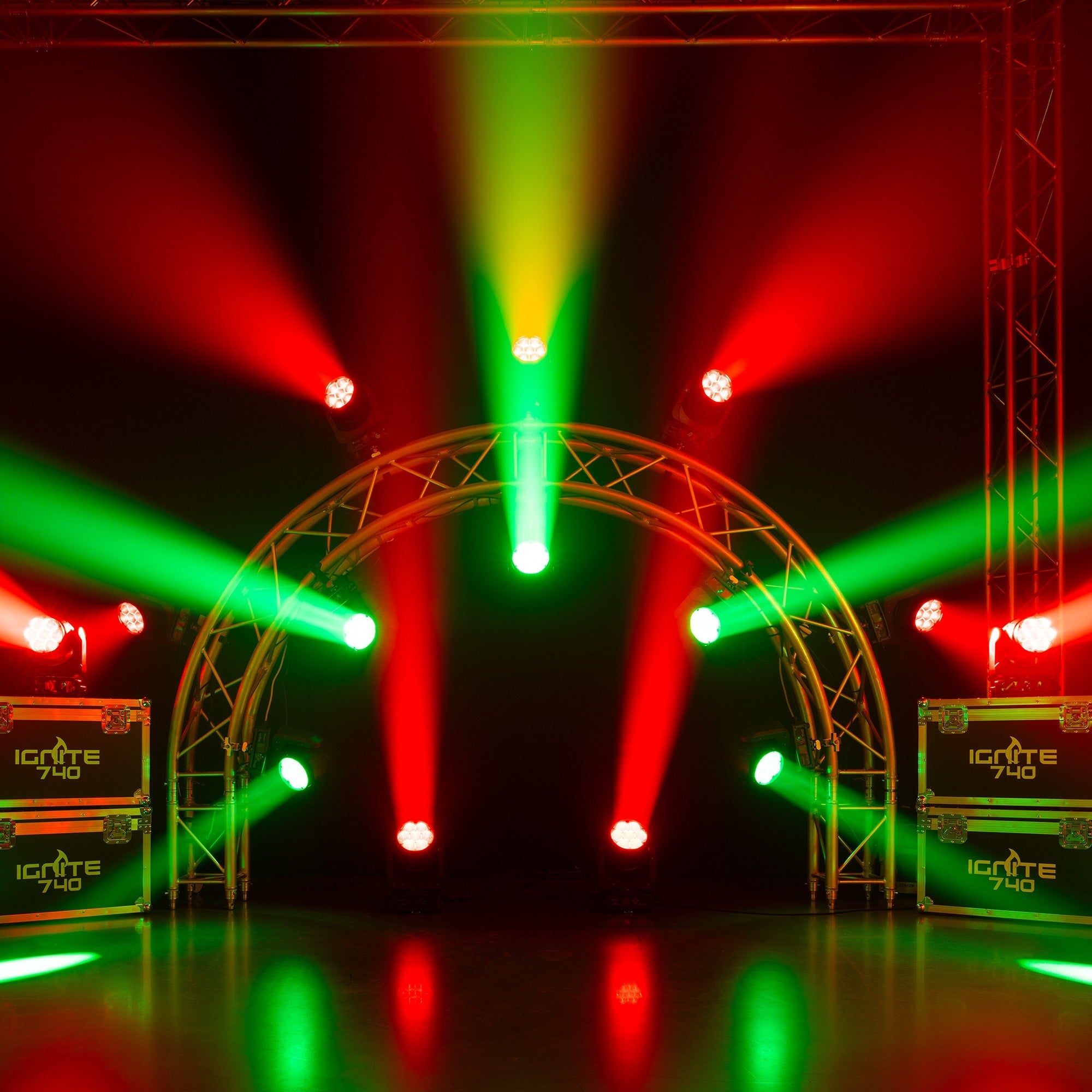 Beamz IGNITE740 Wash 7x40W kustīgā galva