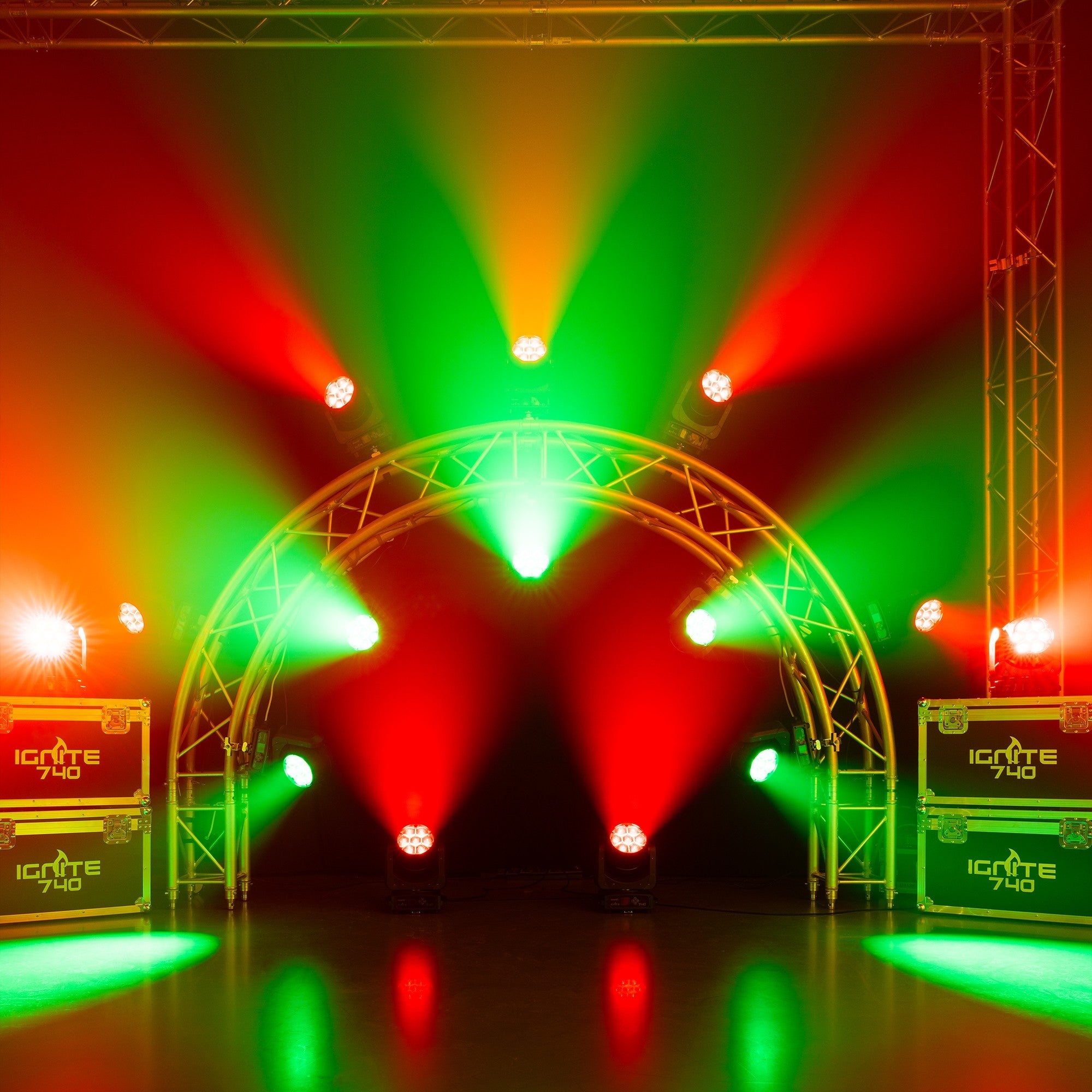 Beamz IGNITE740 Wash 7x40W kustīgā galva