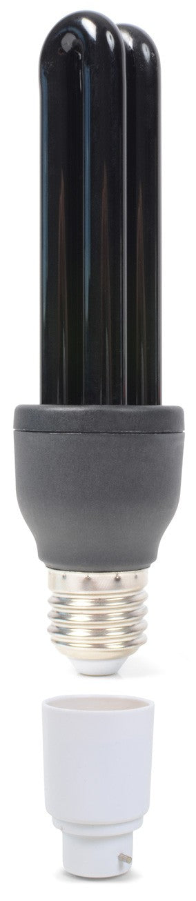 Beamz BUV27B Enerģiju taupoša UV spuldze 25W E27 + Adapteris