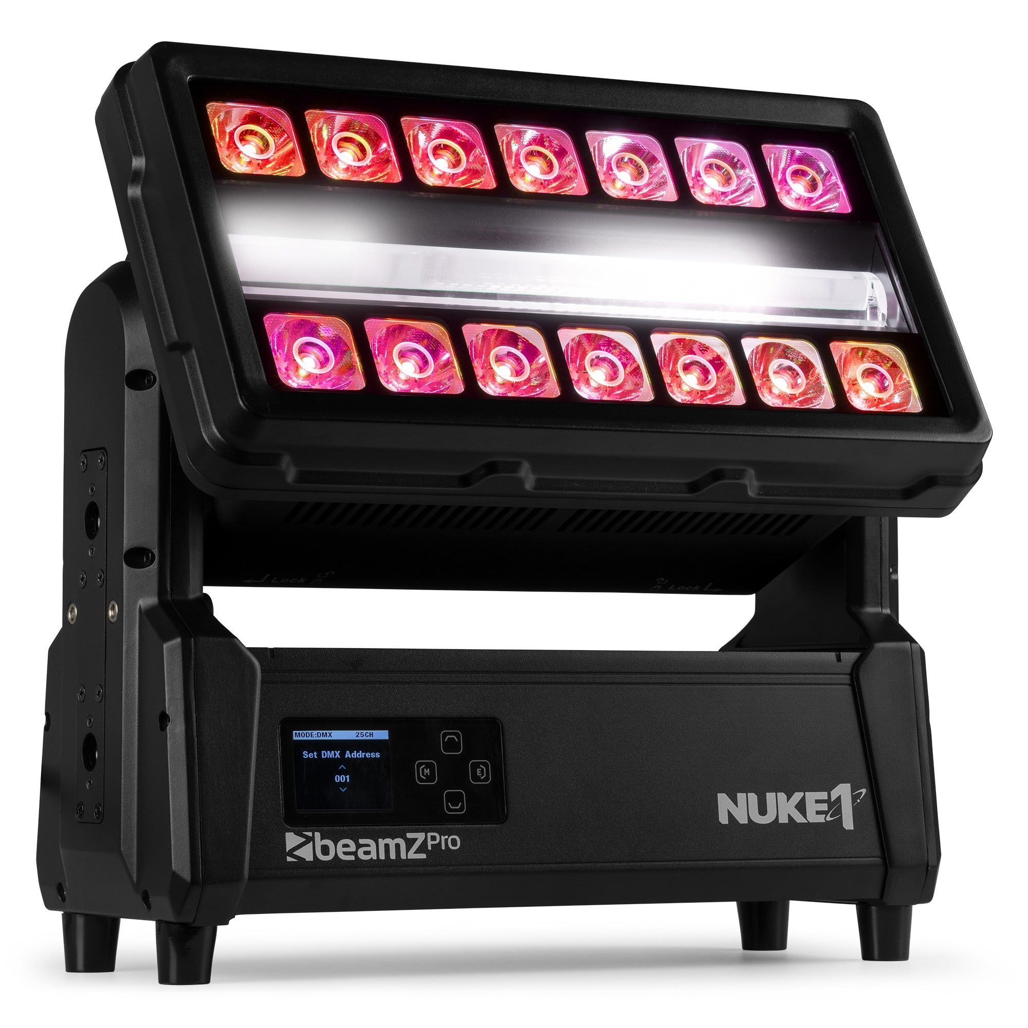 BeamZ NUKE1 Motorizēts ārtelpu Strobe/Beam