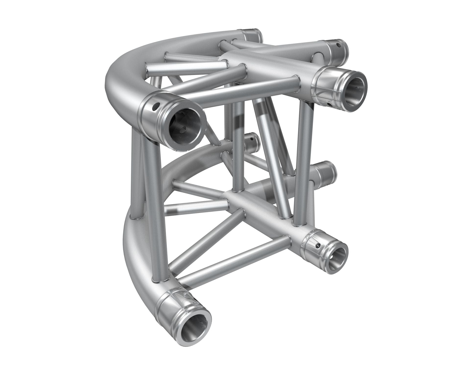 Global Truss F34C21-R500 F34 2-virzienu fermas stūris C21 90° ar apaļām ārmalām