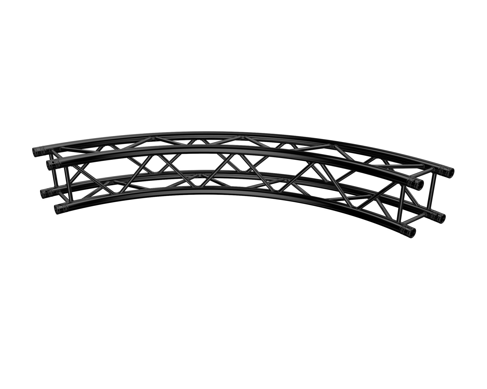 Global Truss F34R15-90B F34 stage black apļveida ferma Ø 3,0m 90°