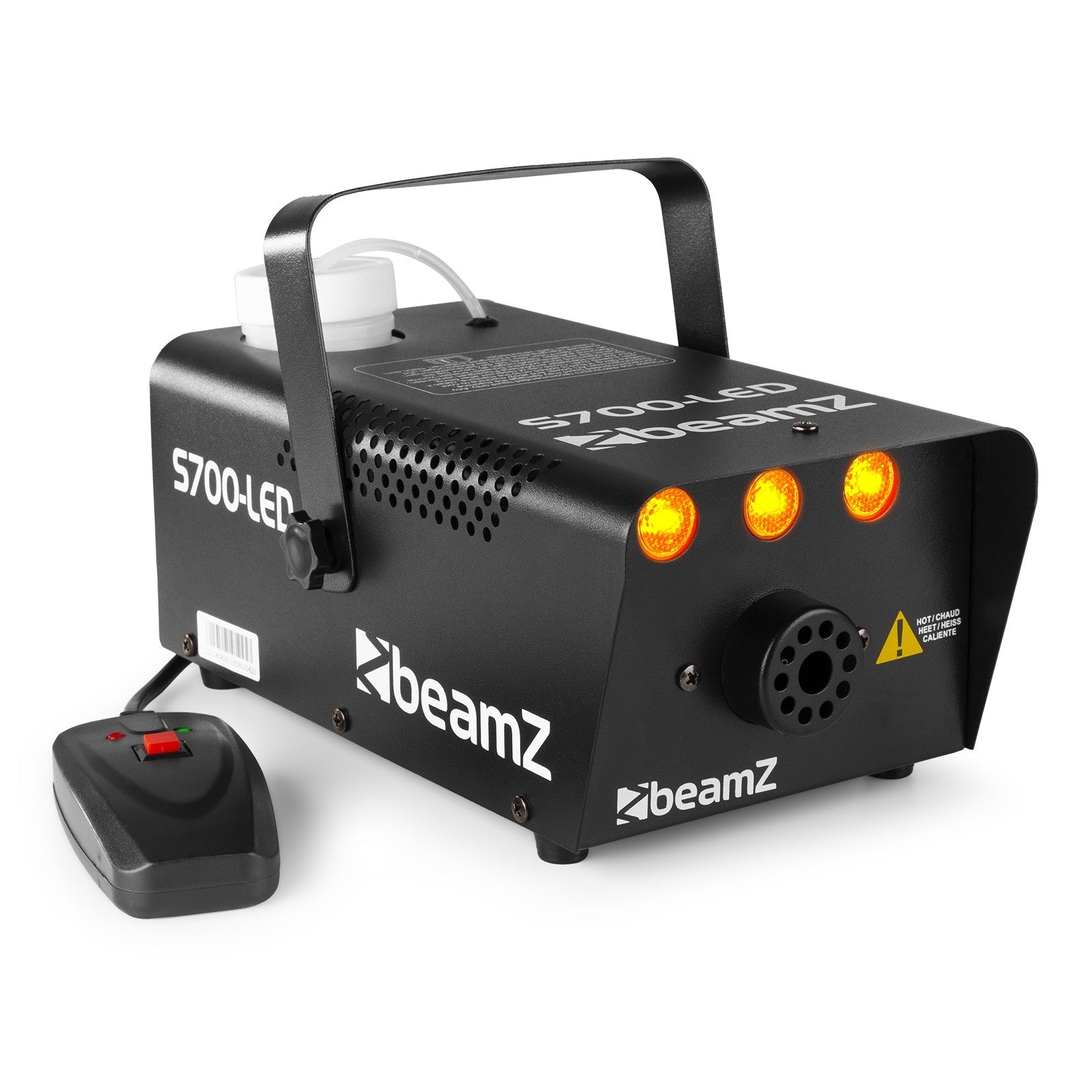 BeamZ S700LED dūmu mašīna ar liesmas efektu