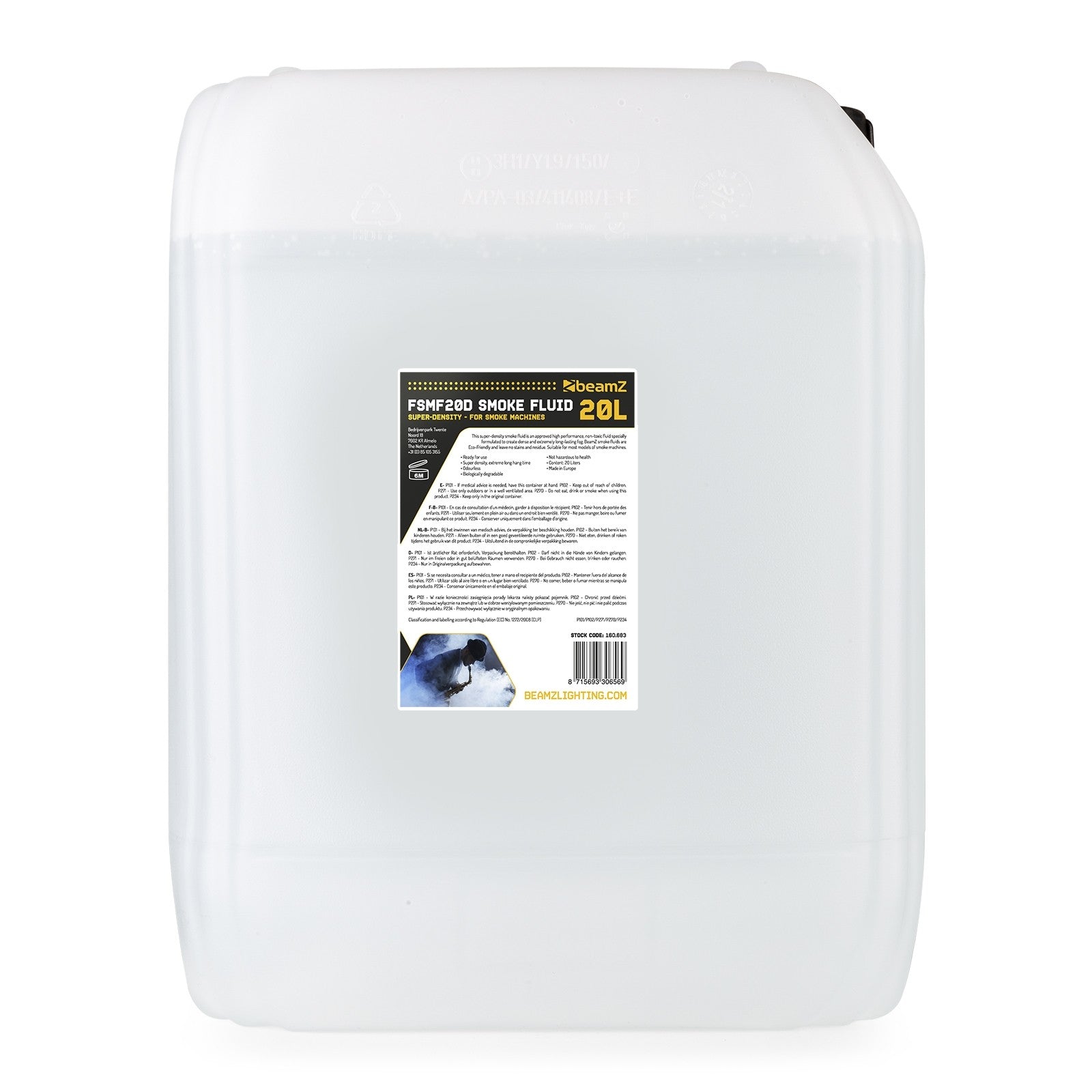 BeamZ FSMF20D Super blīvuma dūmu šķidrums 20L