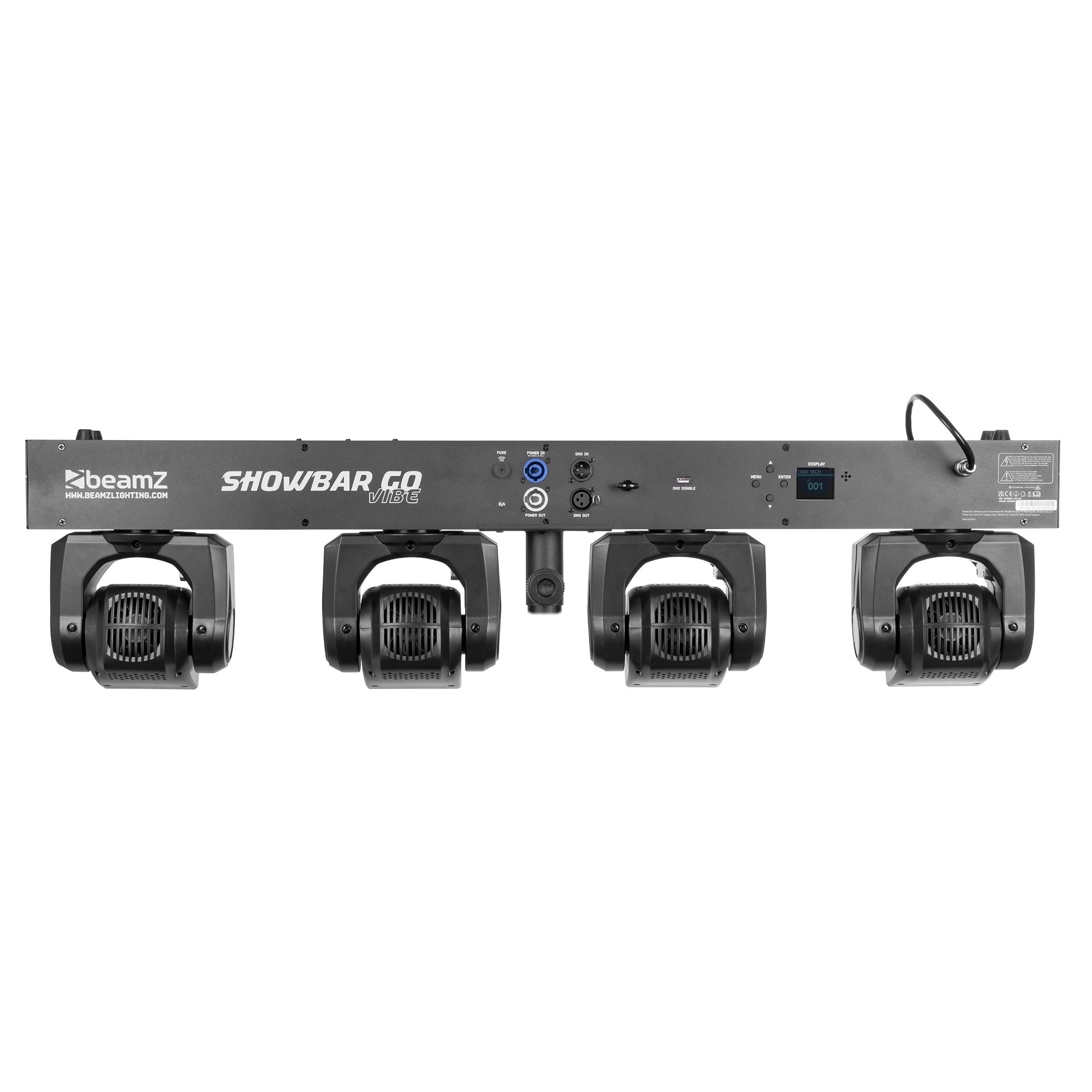BeamZ ShowBar GO Vibe with 4 Moving Heads and LED Bar