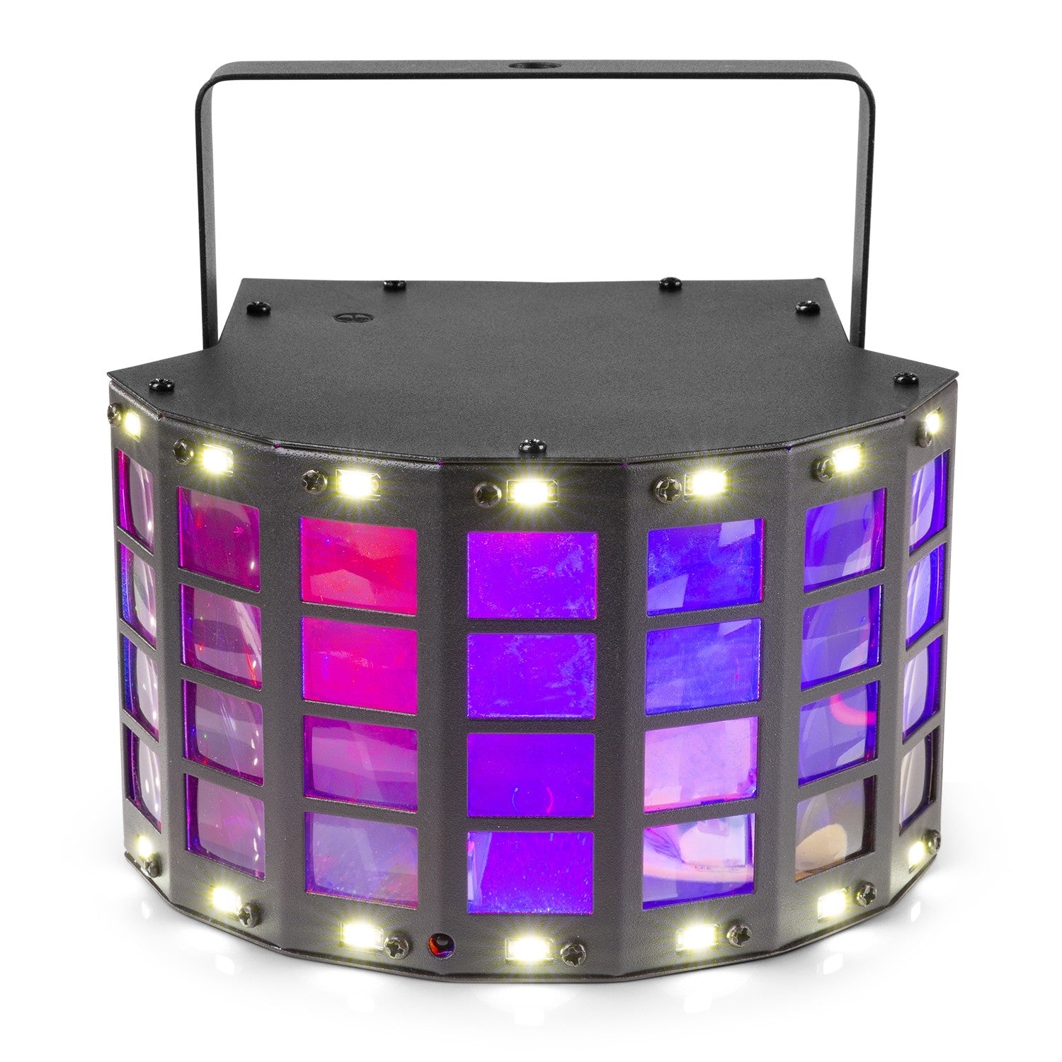 BeamZ DerbyStrobe LED ar DMX efektu gaisma