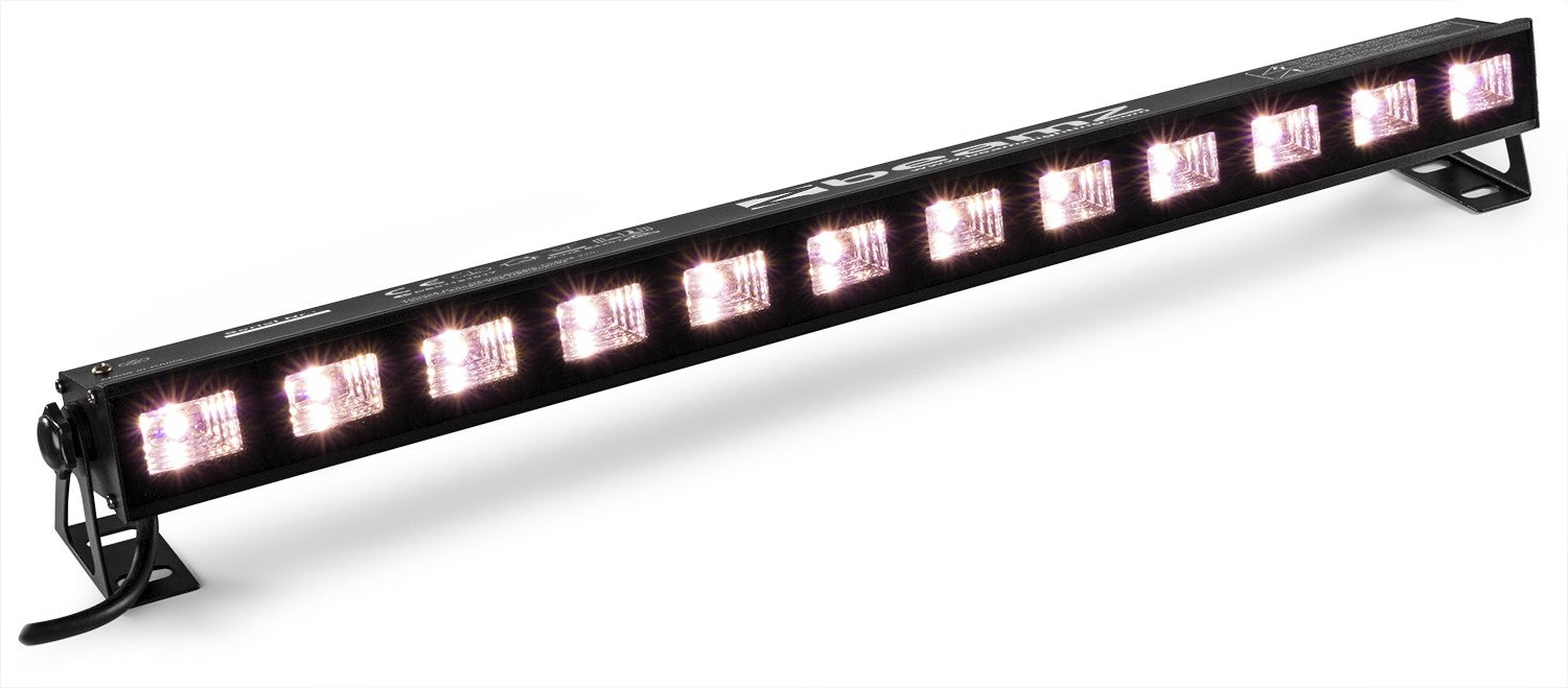 BeamZ BUVW123 BAR 12x 3W UV/White 2-in-1 LEDs