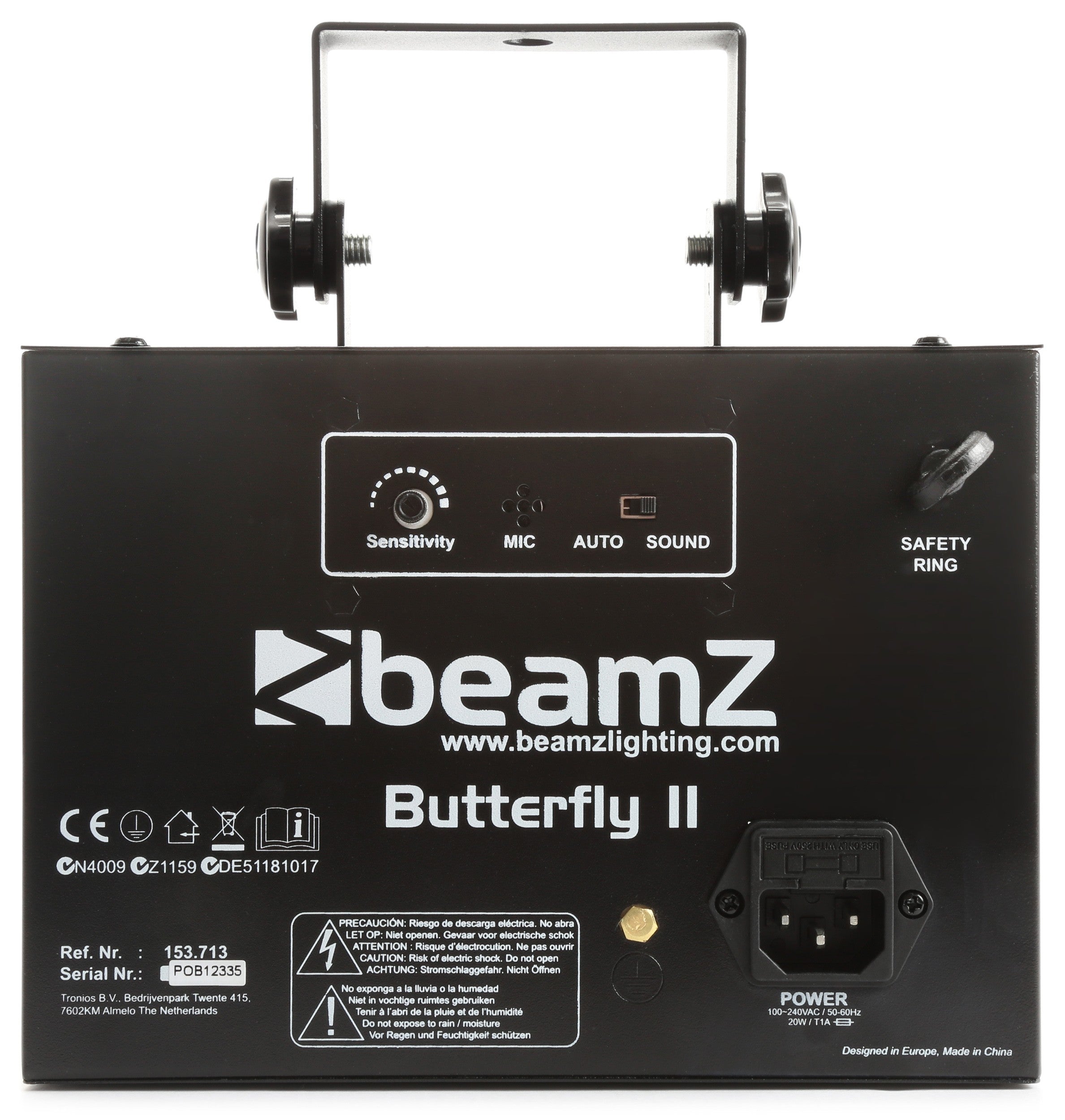 BeamZ Butterfly II LED Mini Derby efektu gaisma