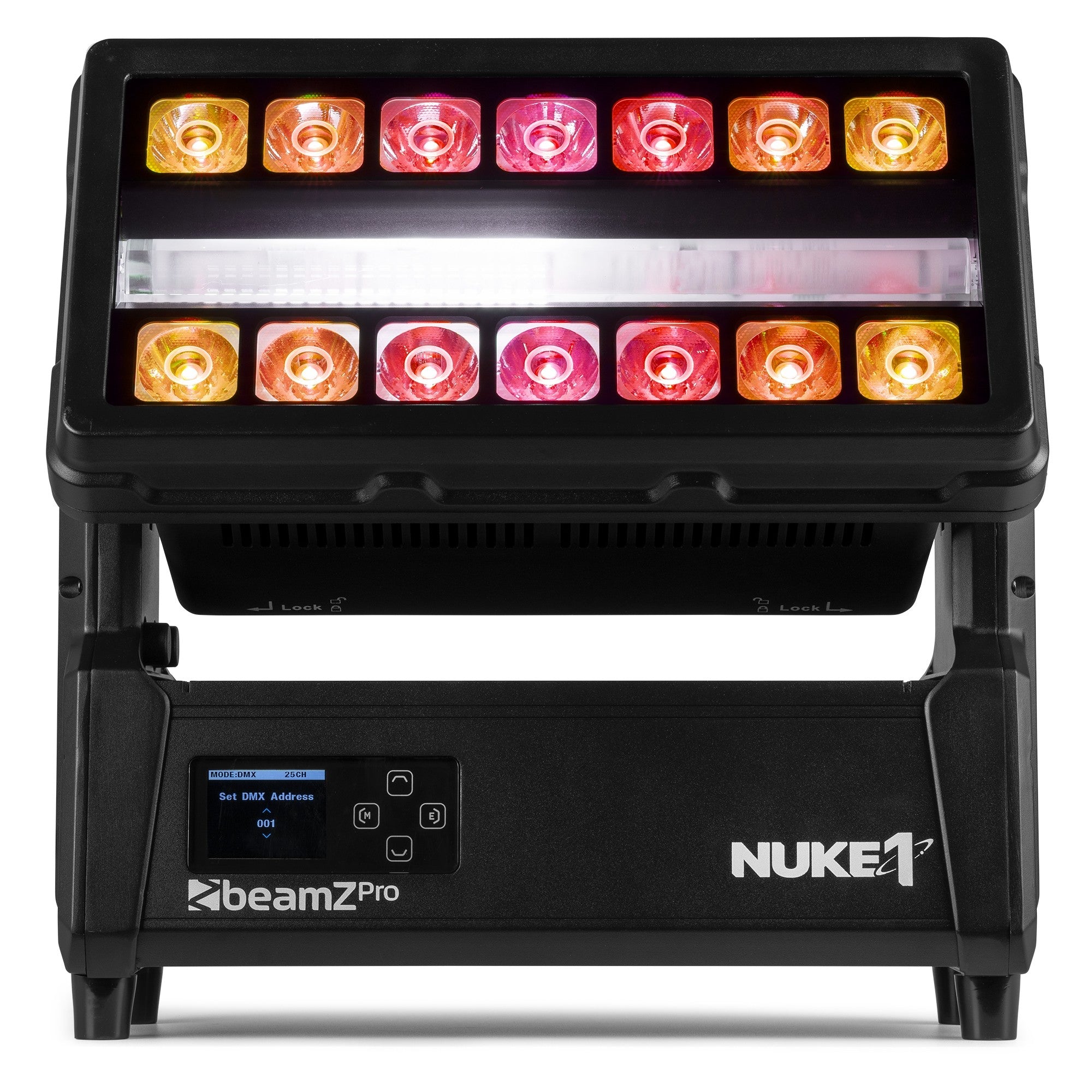 BeamZ NUKE1 Motorizēts ārtelpu Strobe/Beam