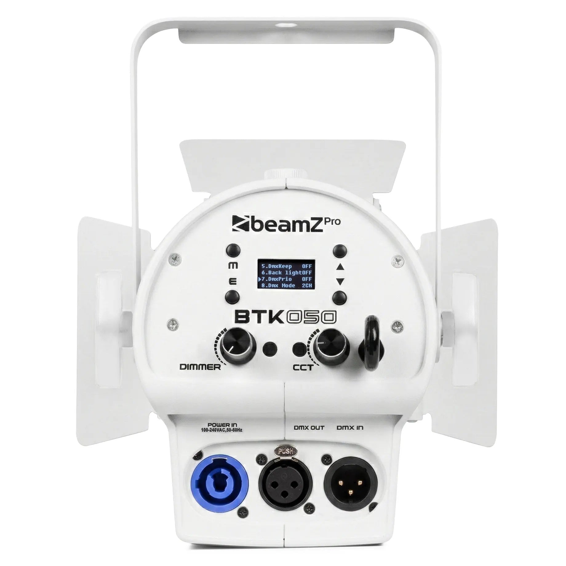 BeamZ BTK050Z-3 WH Mini frenelis Zoom 2x 50W LED WW/CW