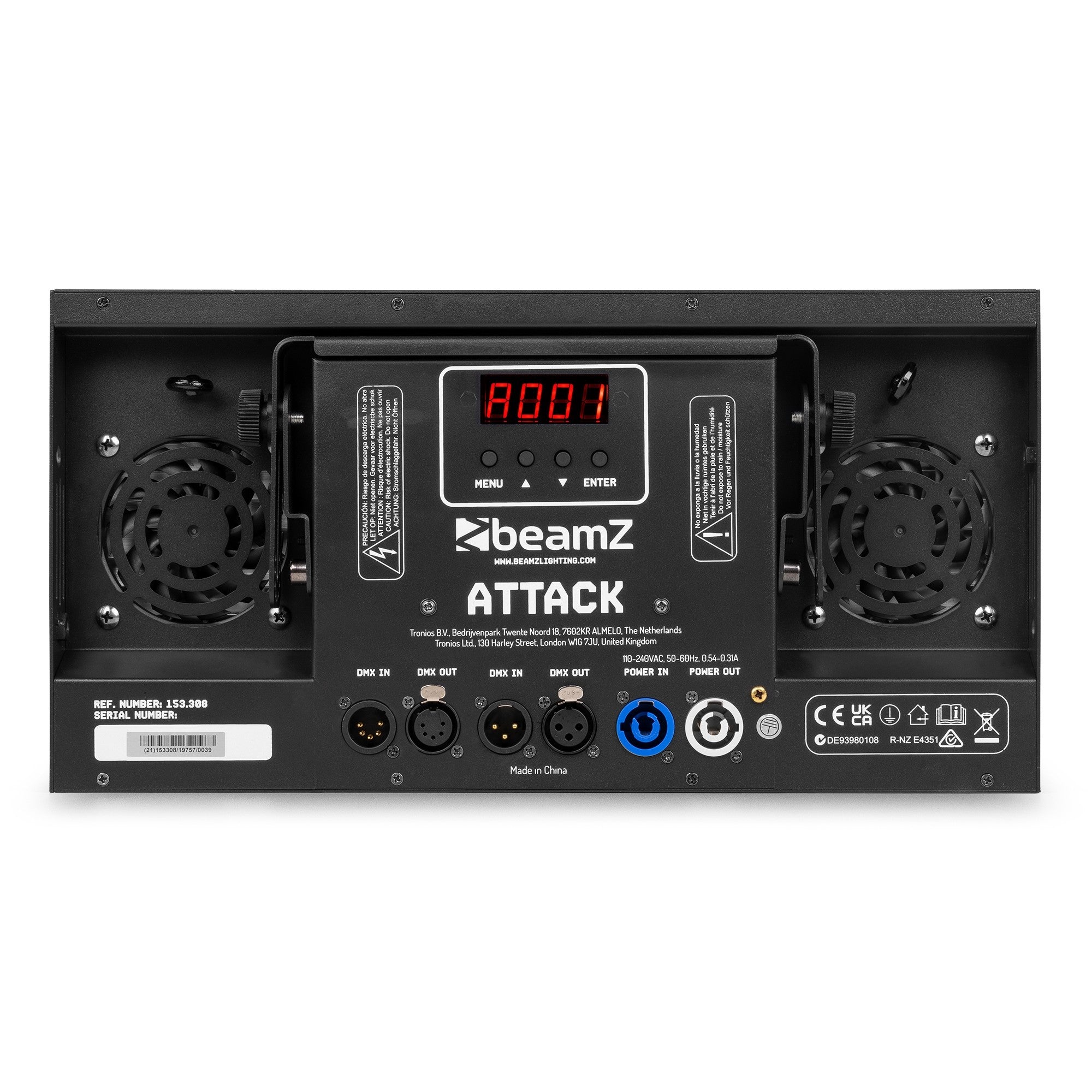 BeamZ Attack Combi Strobe CW+RGB