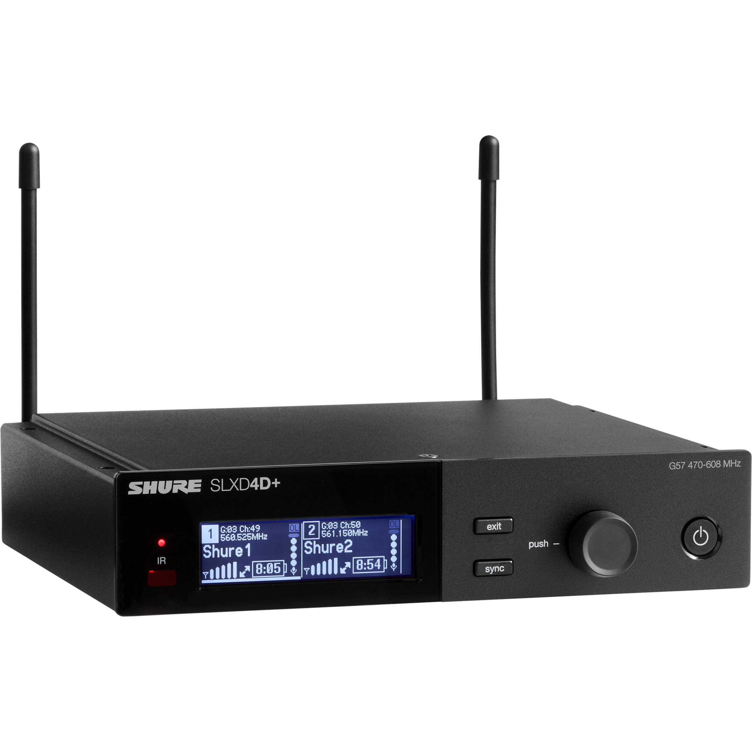 Shure SLXD24D+E/SM58 G65 Handheld System 470-606 MHz