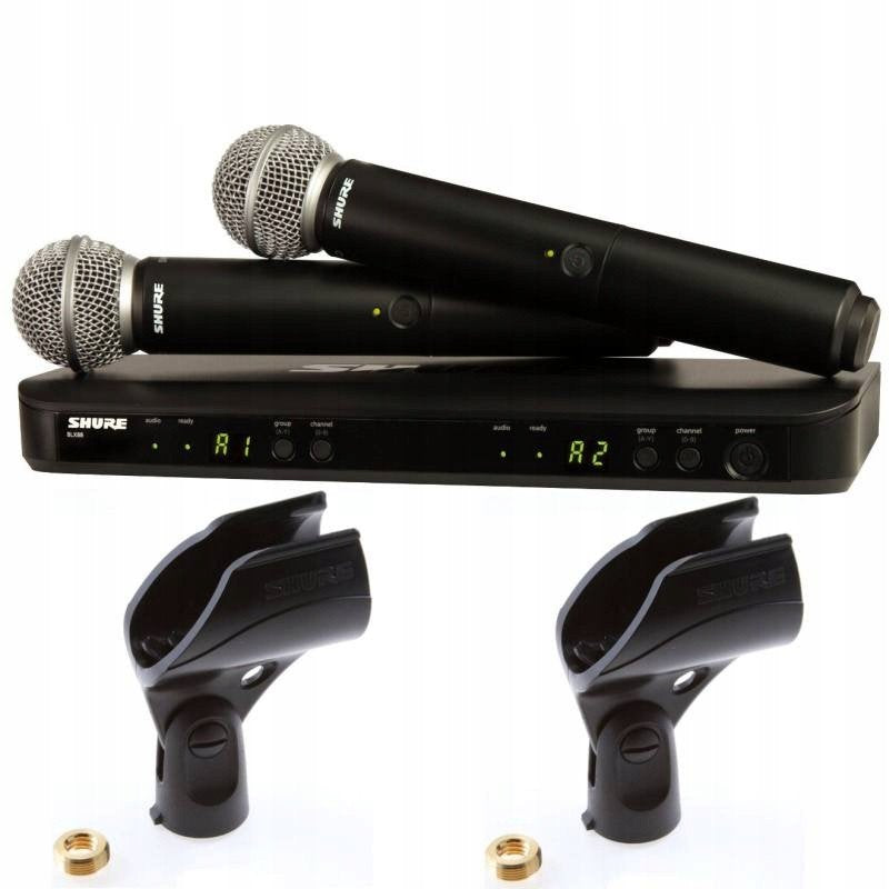 Shure BLX288E/SM58-H8E bezvadu sistēma
