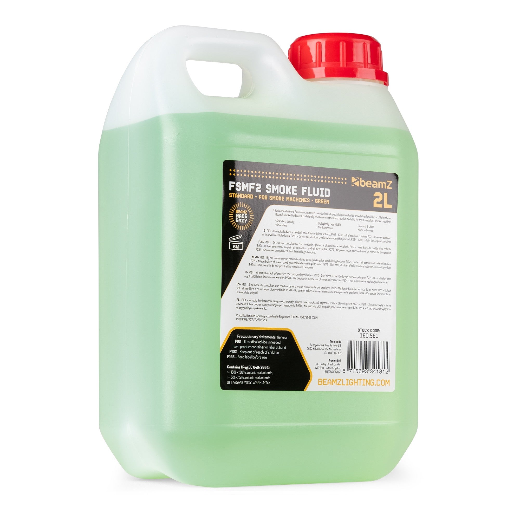 BeamZ FSMF2E-G Standard Green 2L Zaļš dūmu šķidrums