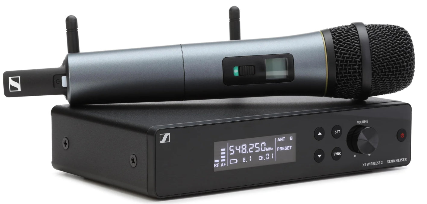 Sennheiser XSW 2-865 E-Band wireless handheld microphone set