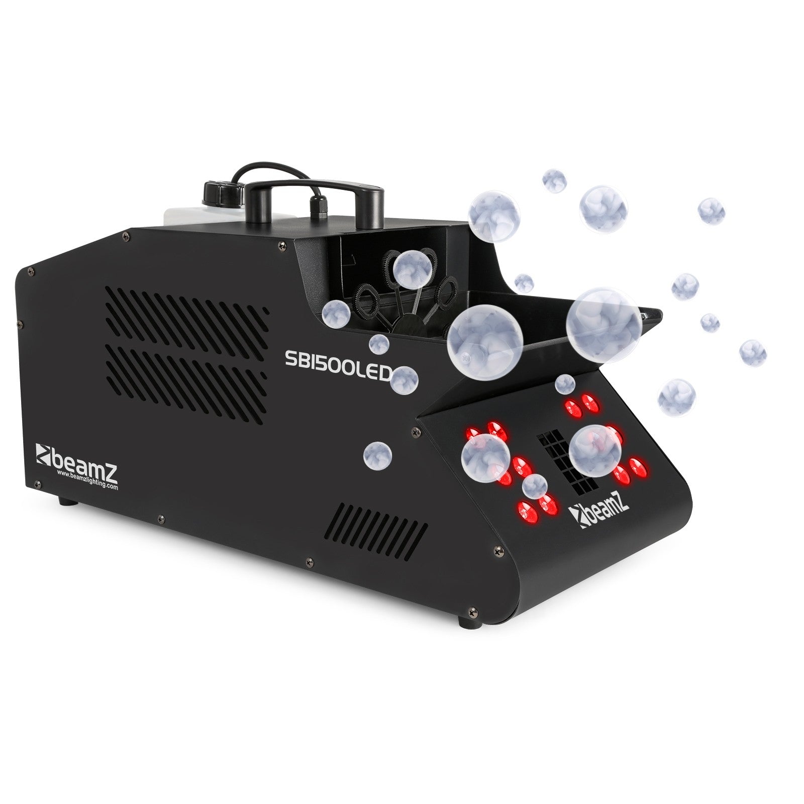 BeamZ SB1500LED Dūmu & Burbuļu mašīna RGB LEDi