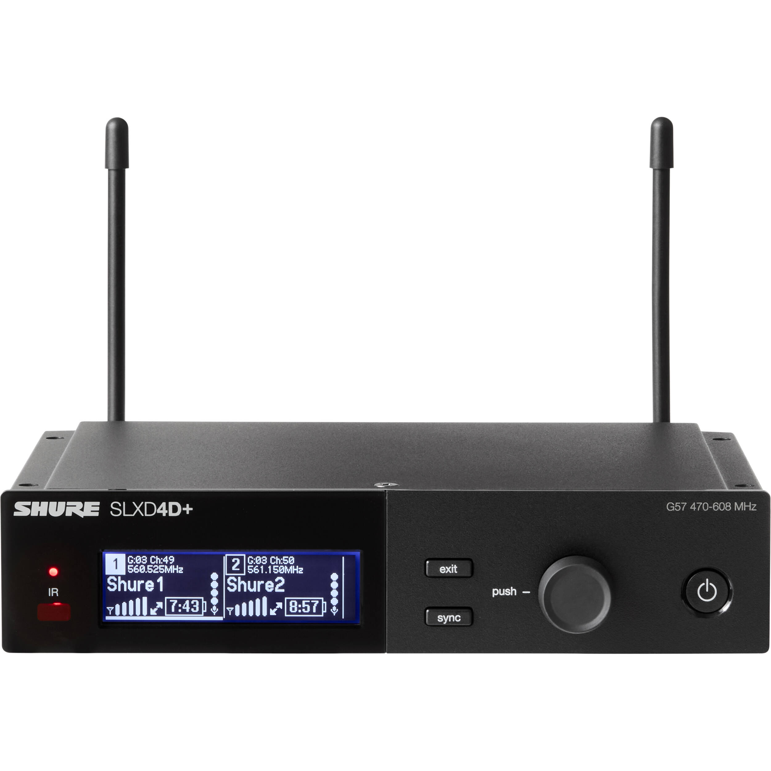 Shure SLXD24D+E/SM58 G65 Handheld System 470-606 MHz