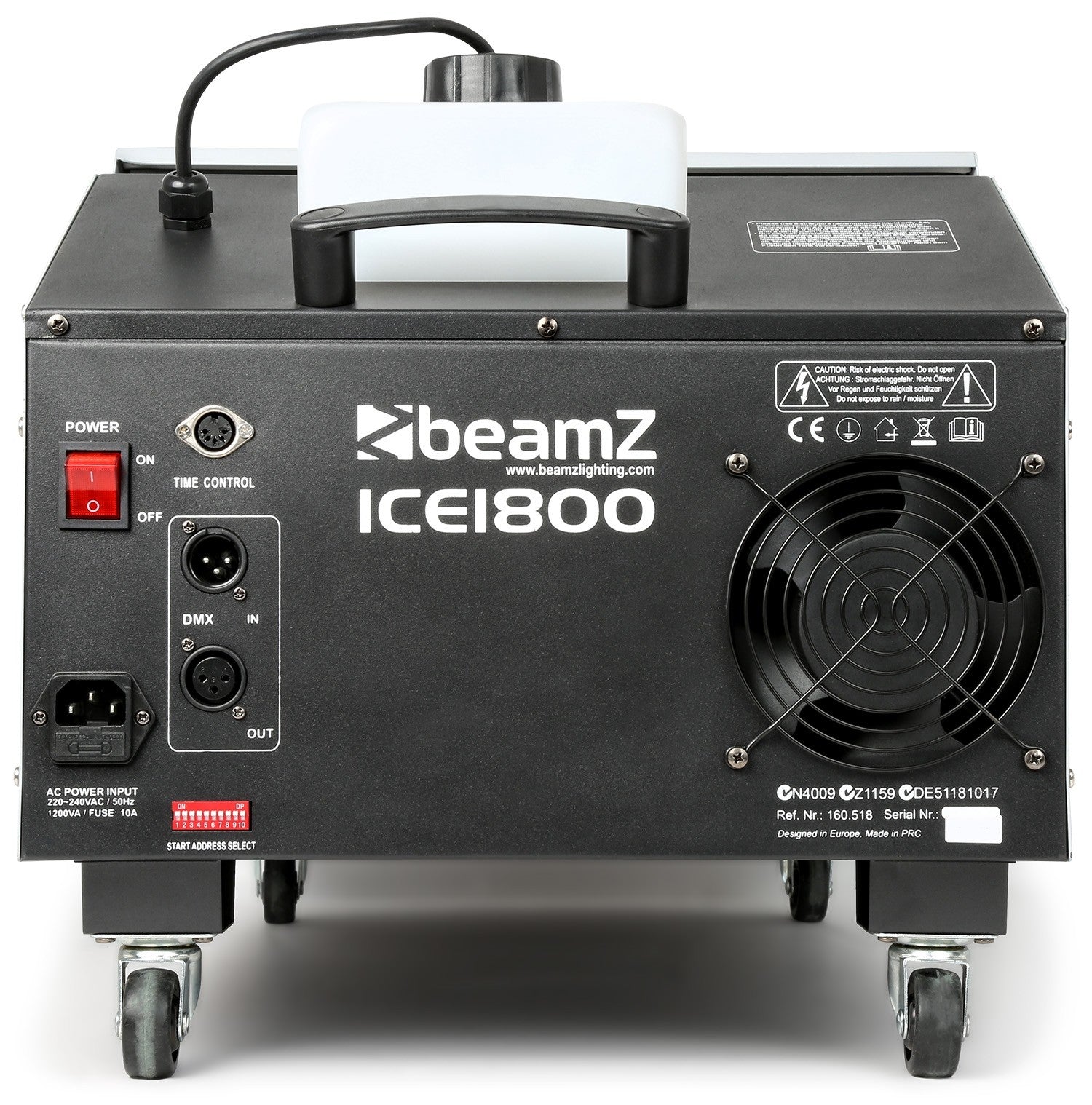 BeamZ ICE1800 Ice Fogger DMX iekārta