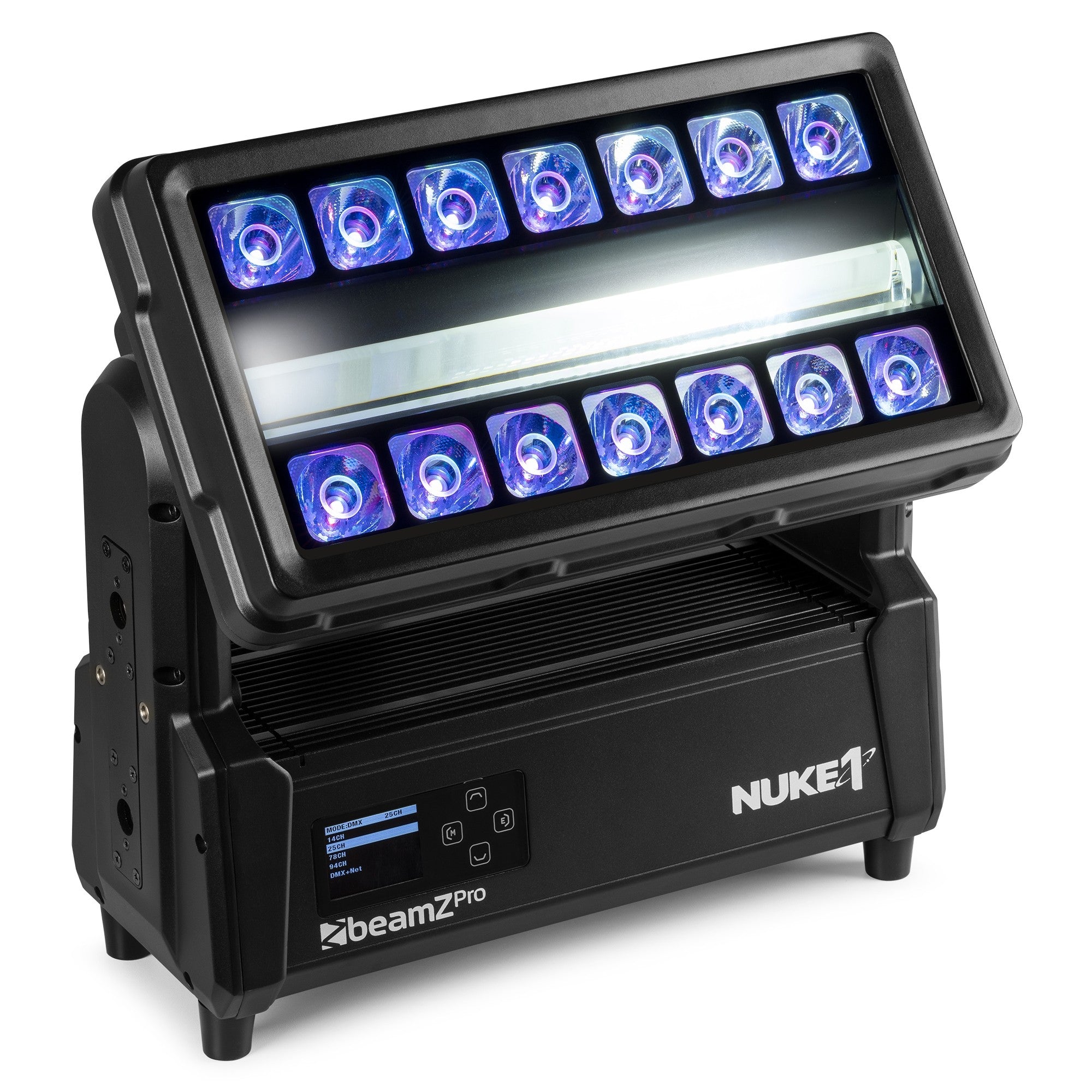 BeamZ NUKE1 Motorizēts ārtelpu Strobe/Beam