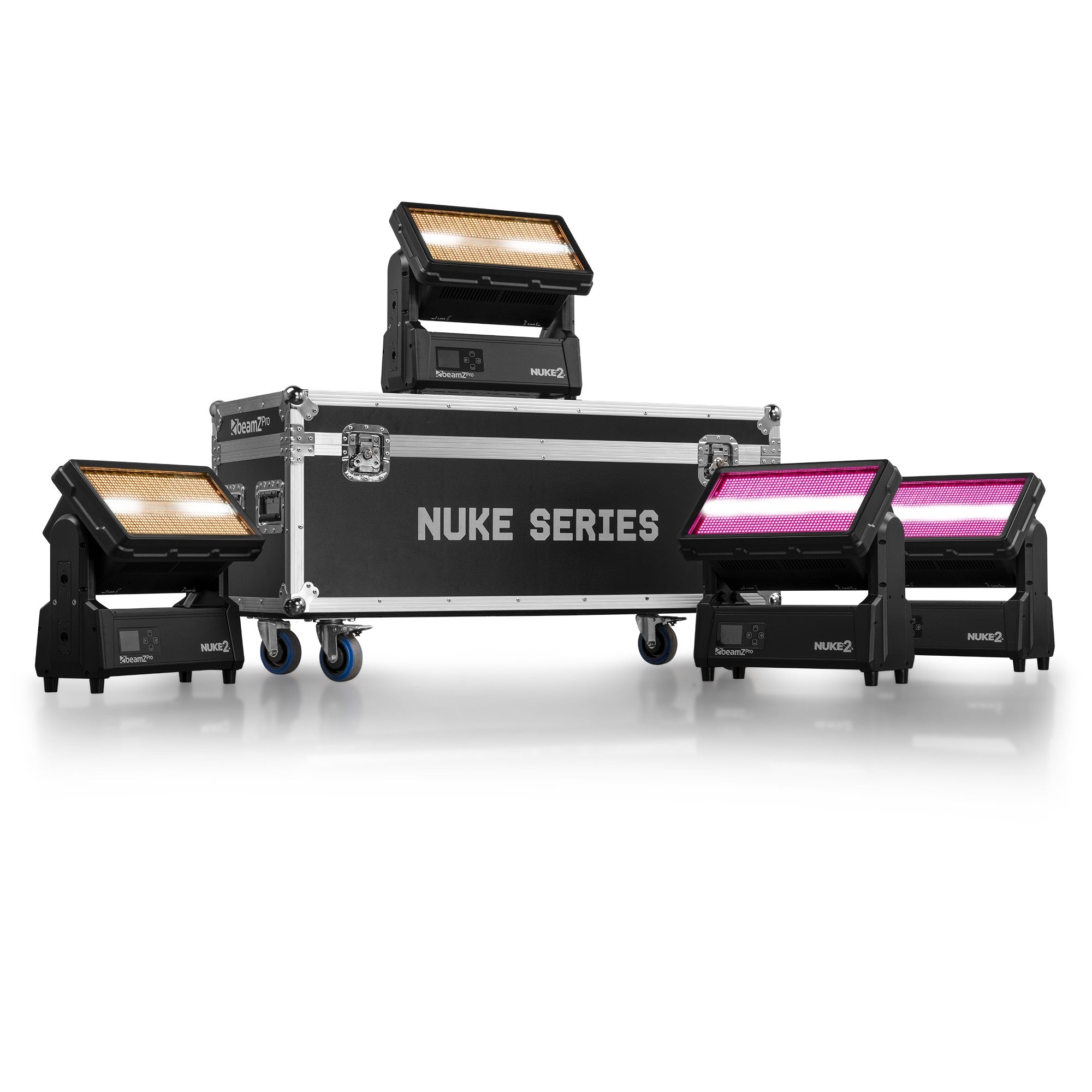 BeamZ FLCNL04 Transportkaste 4gb NUKE prožektoriem