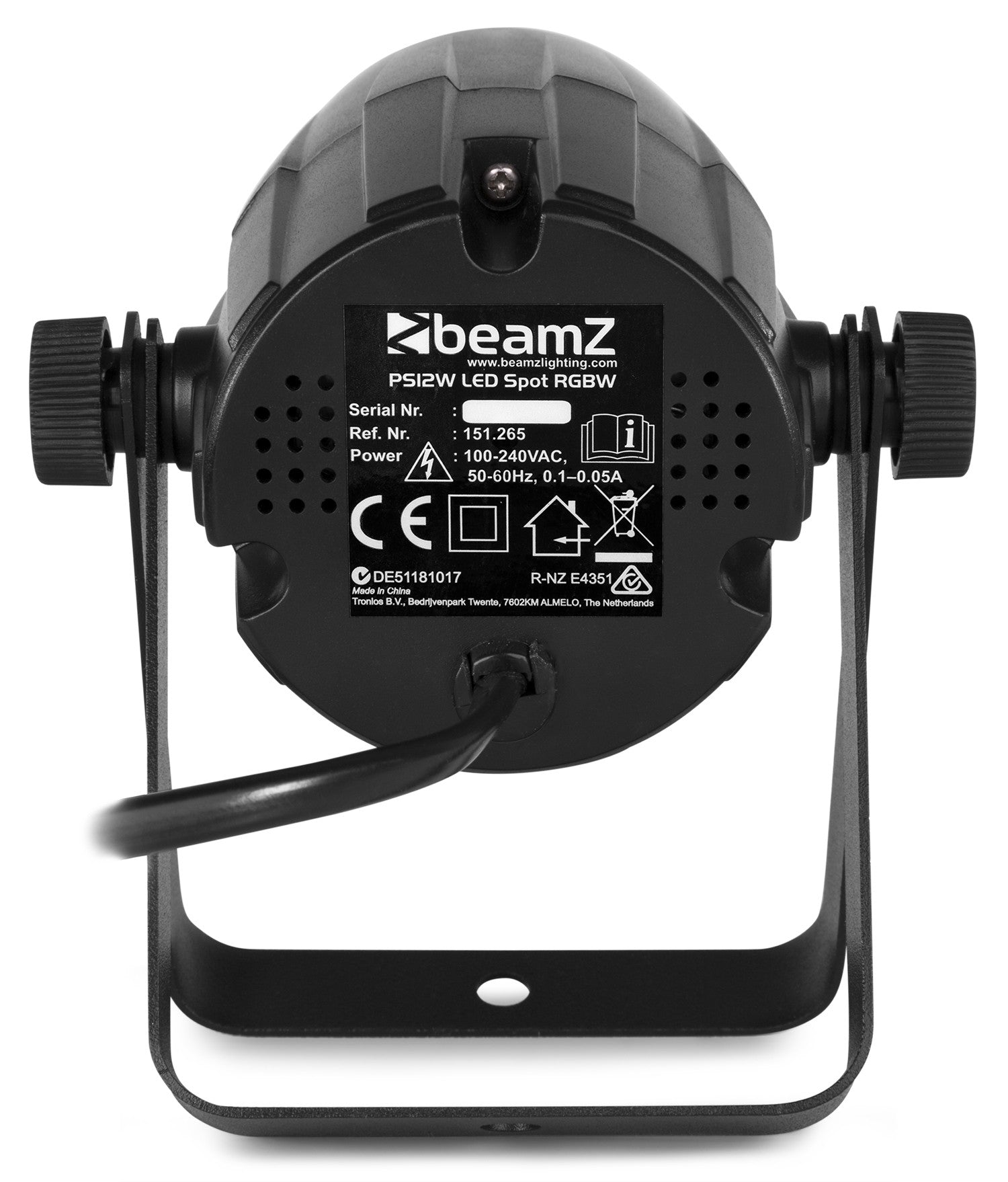 BeamZ PS12W LED Spot 12W RGBW IR Fixture