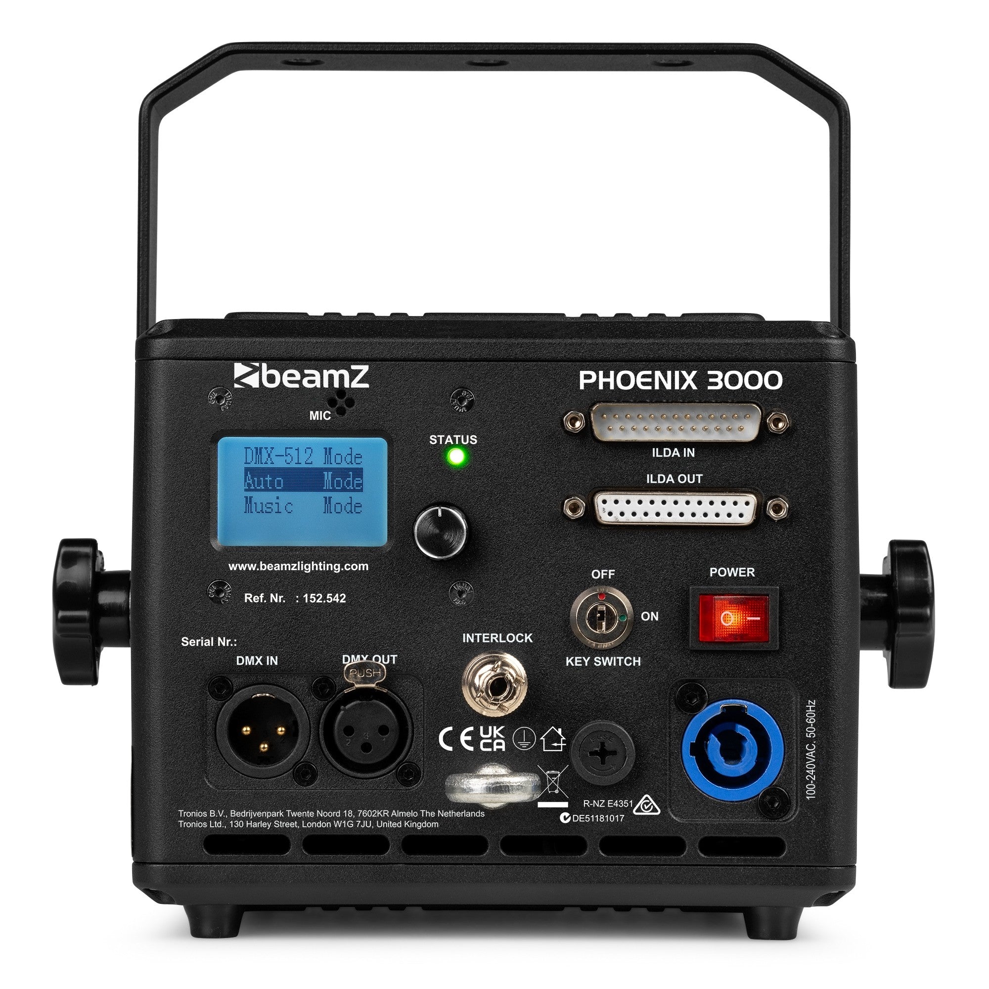 BeamZ Phoenix 3000 Analoga lāzersistēma